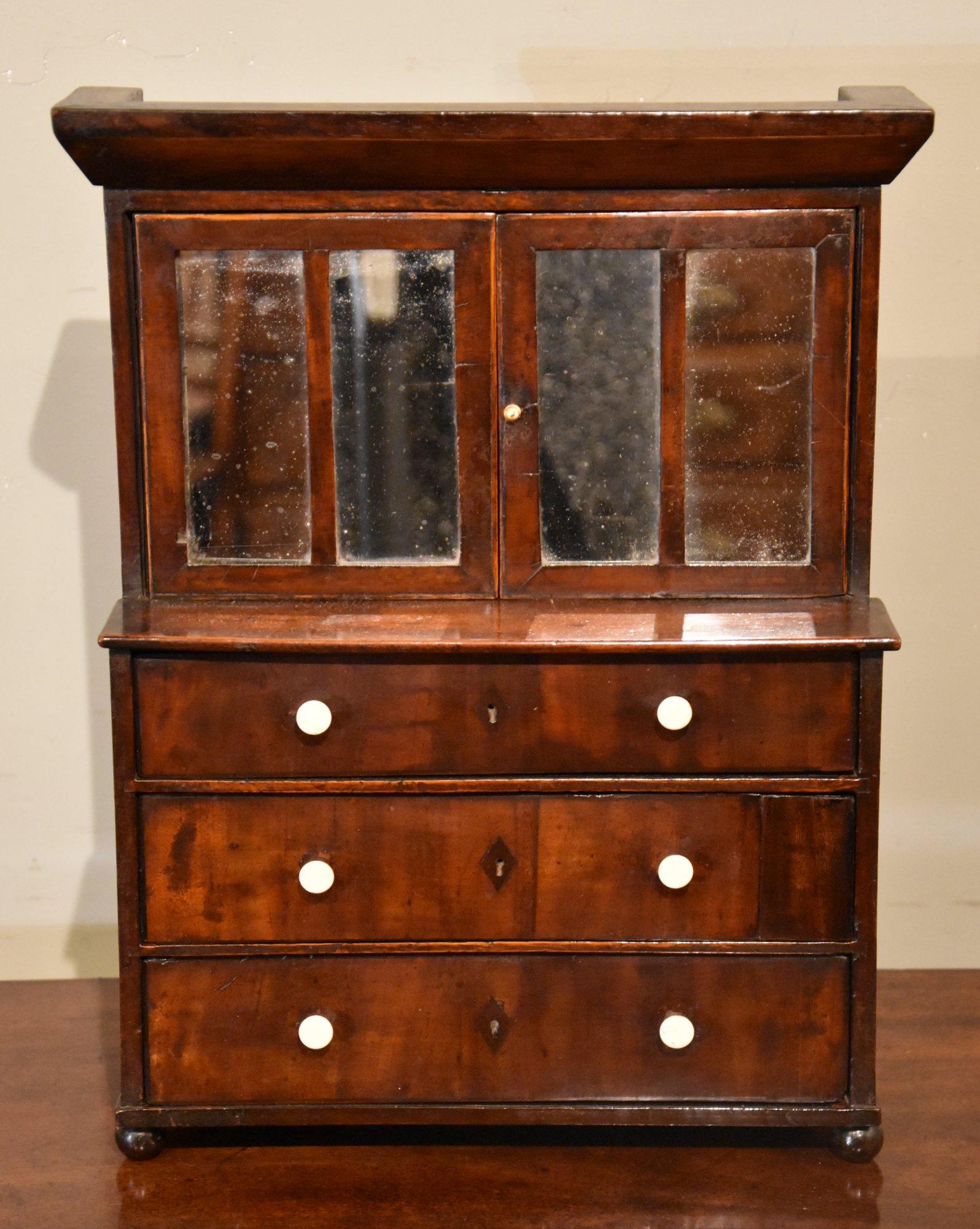 Georgian Mahogany Miniature Bookcase (1 of 6)