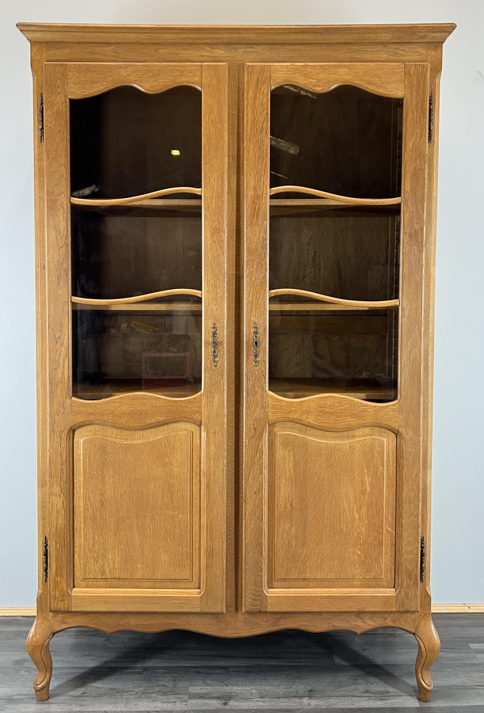 Bookcase Vintage French Display Cabinet (1 of 8)