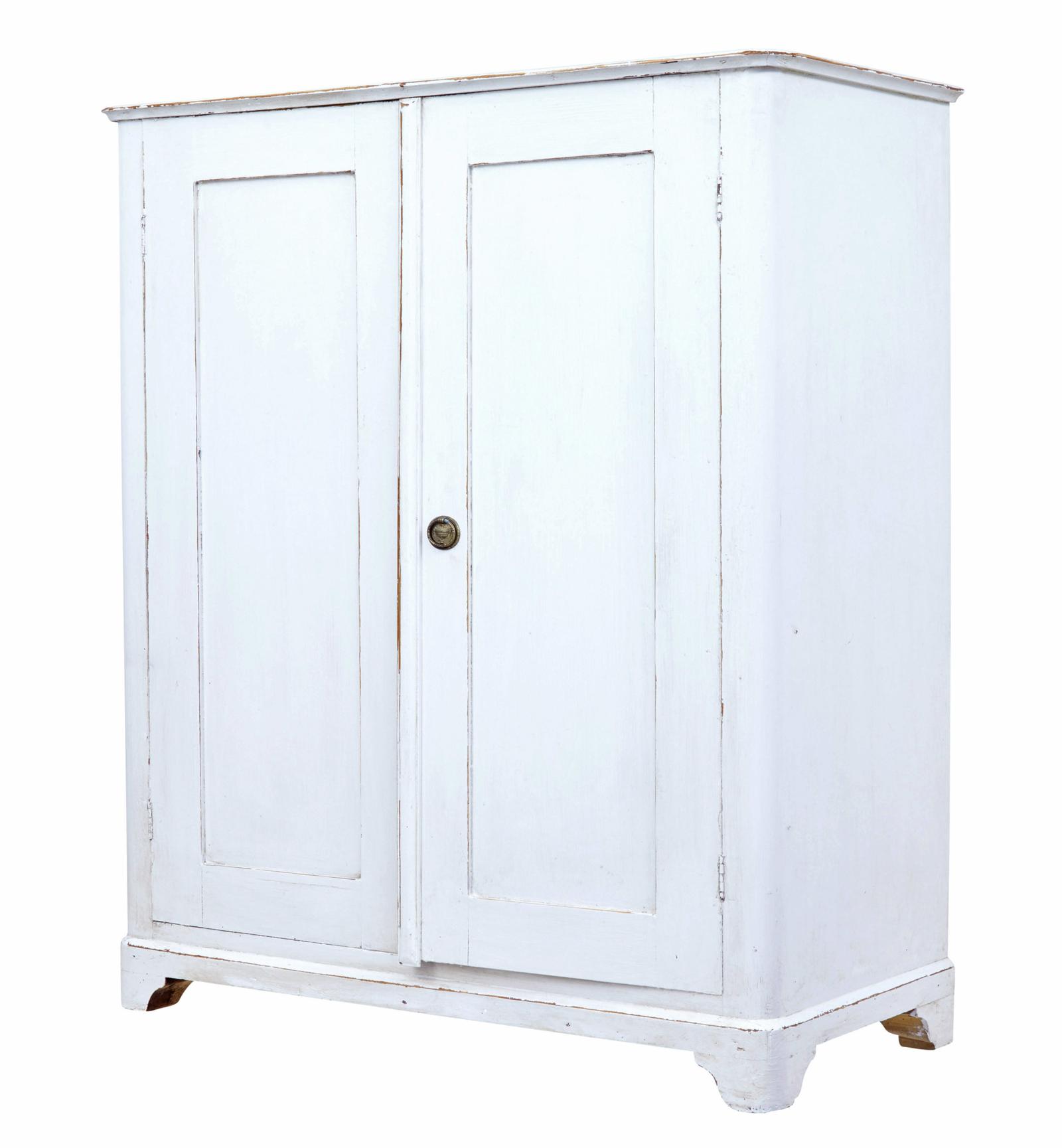 19th Century Swedish Painted Pine Cupboard (1 of 7)