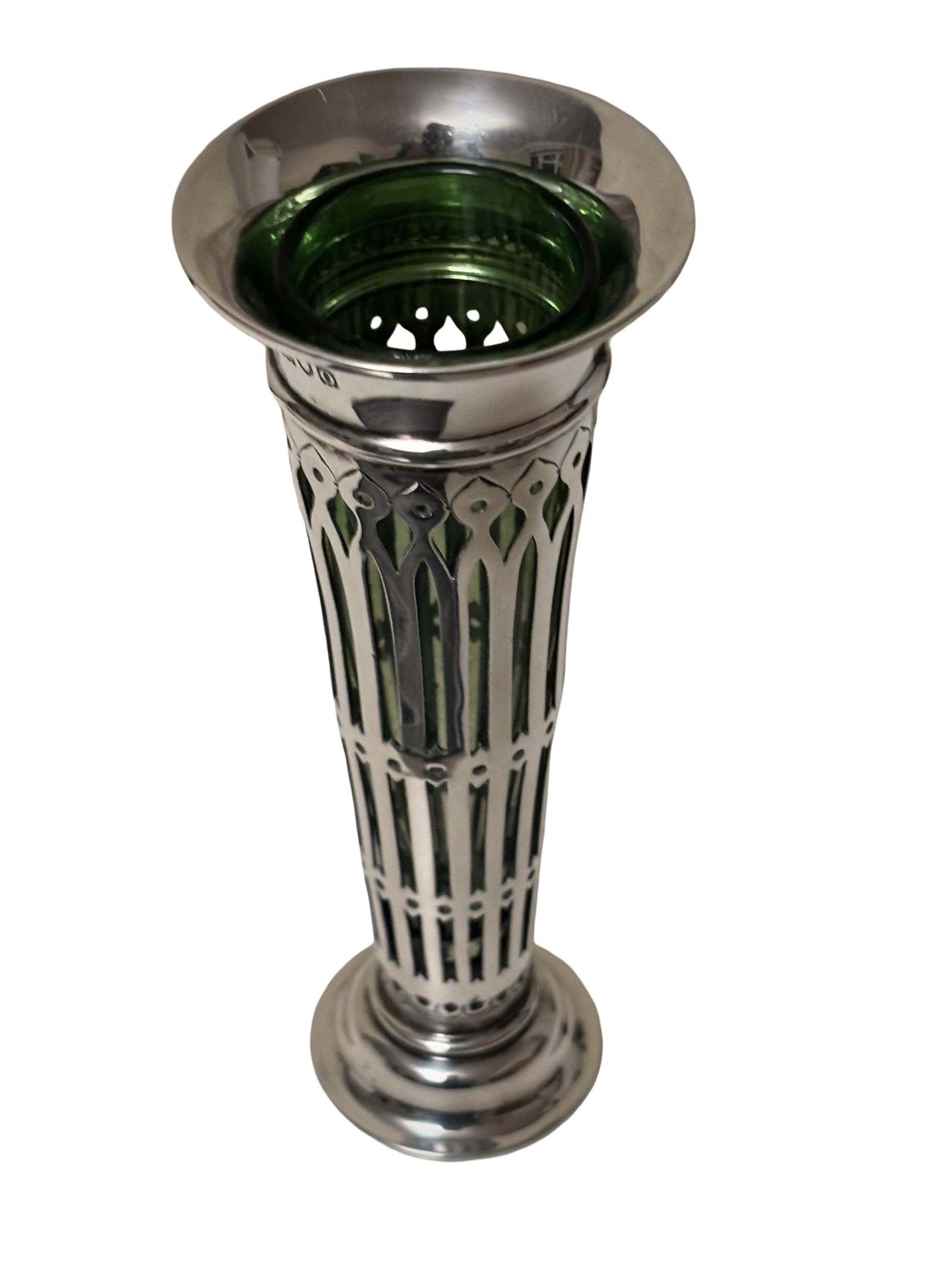 1900s Silver Vases - main image