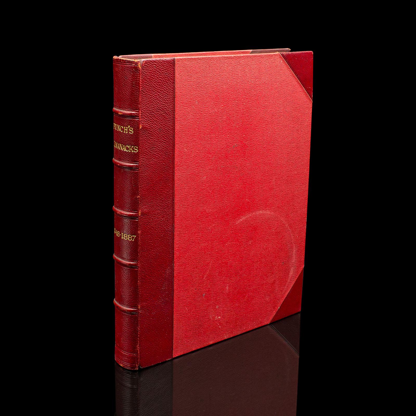 Antique Punch Book, Almanac Compendium, English, Humour, Illustrated, Victorian (1 of 12)