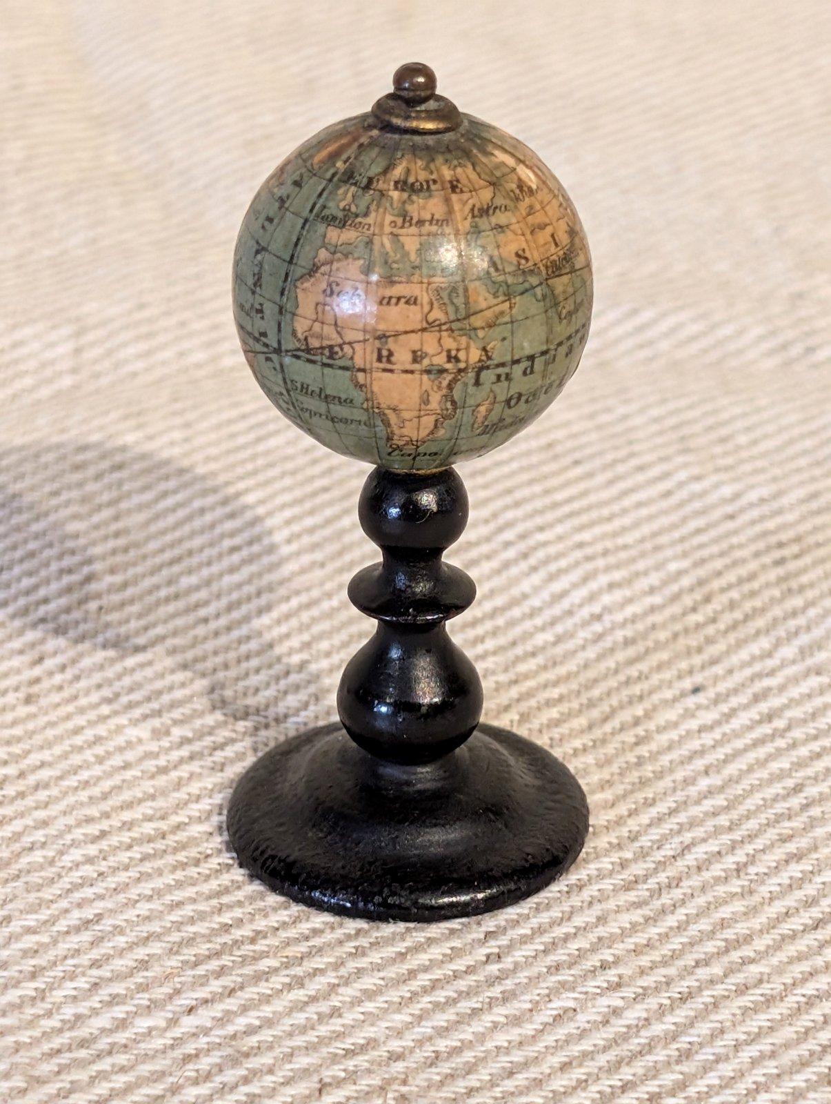 An Small 19th Century Ebony Terrestrial Globe (1 of 4) An Small 19th Century Ebony Terrestrial Globe (1 of 4)