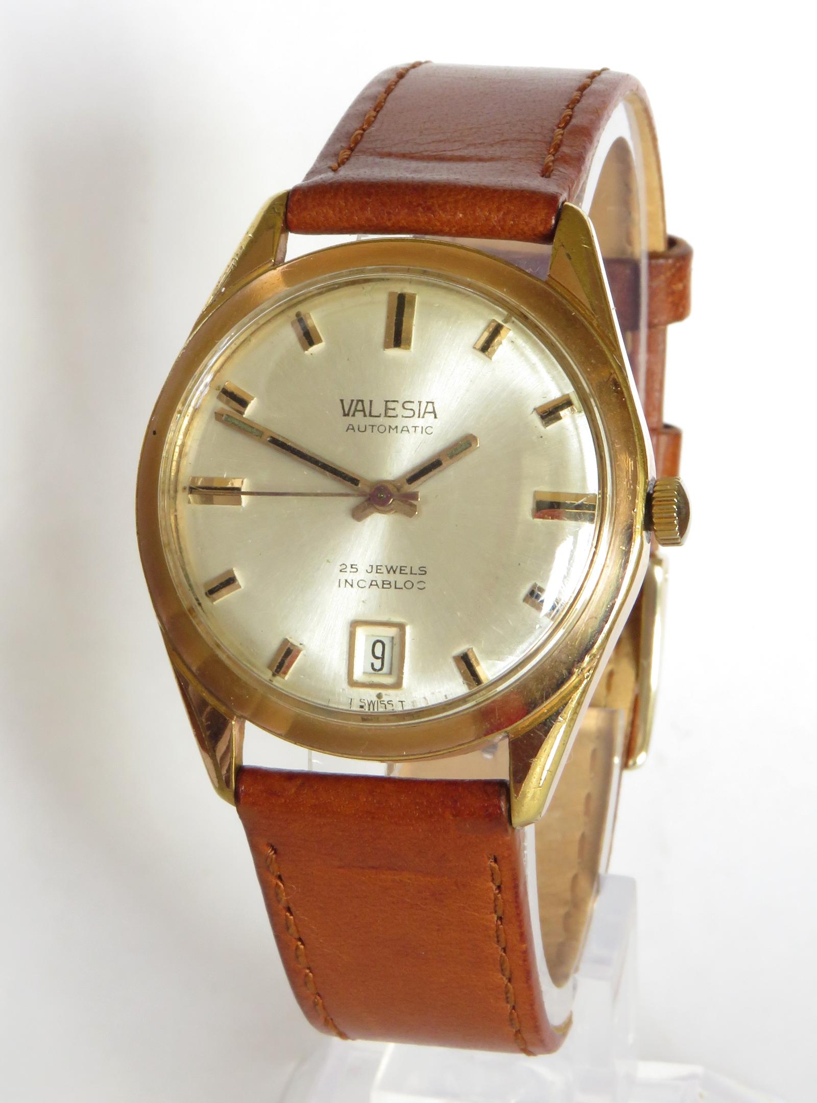 Watch : Gents 1960s Valesia Wrist Watch (1 of 5)