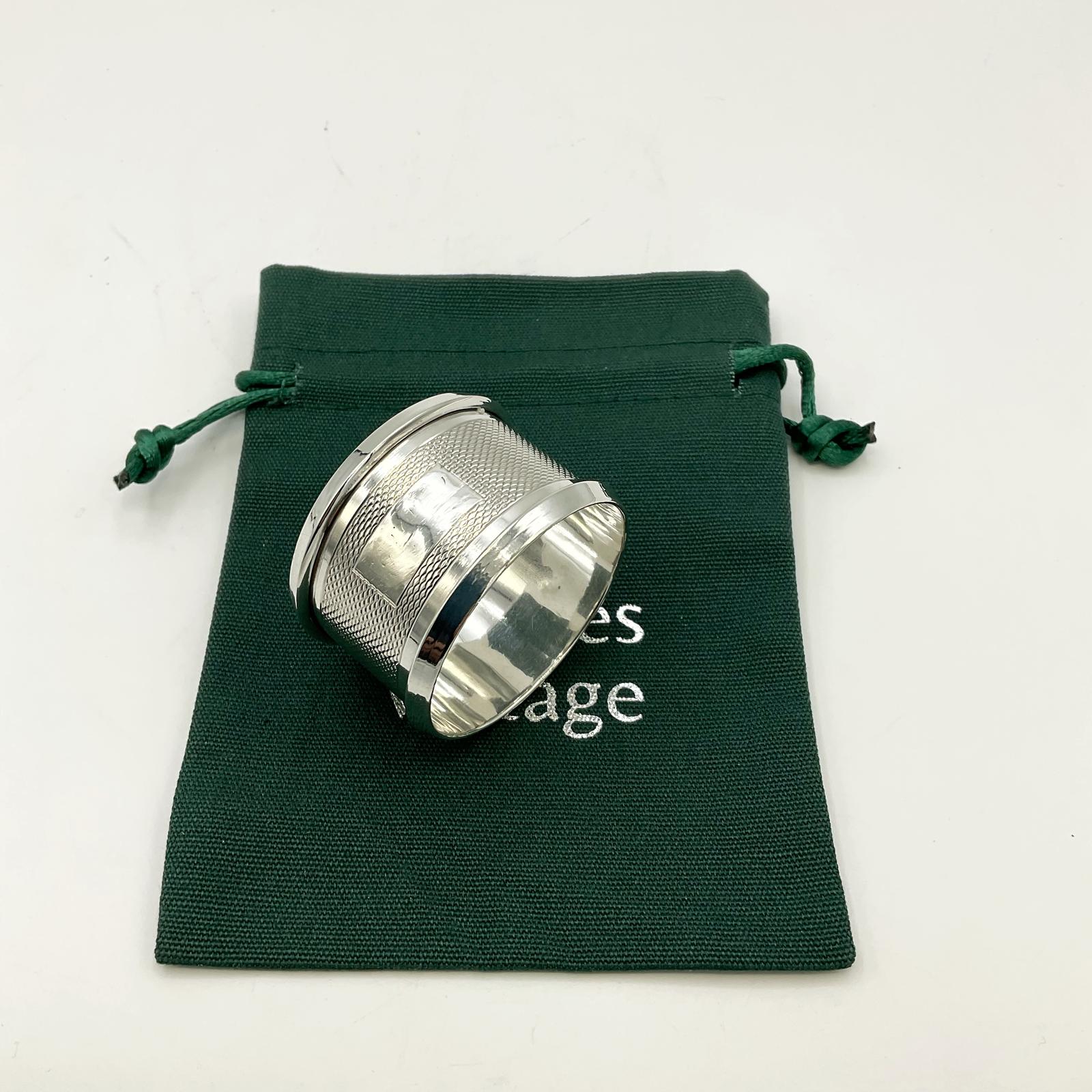 Vintage 1938 Sterling Silver Napkin Ring (1 of 9)