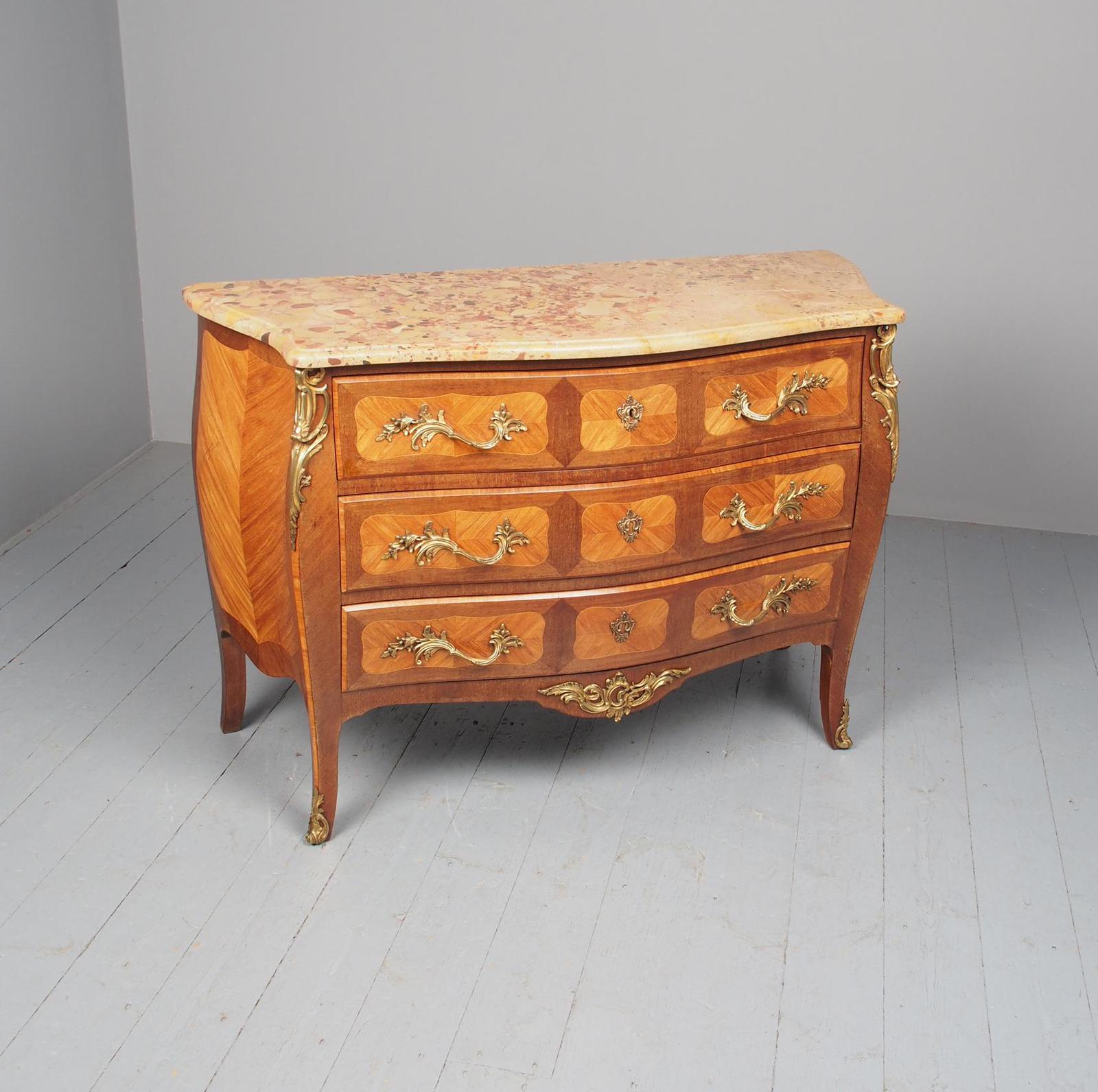 French Louis XV Style Marble Top Commode (1 of 13) French Louis XV Style Marble Top Commode (1 of 13)