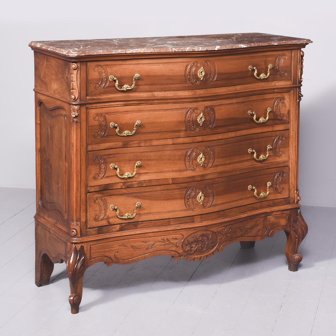French Louis IV Style Marble Topped Commode (1 of 11) French Louis IV Style Marble Topped Commode (1 of 11)