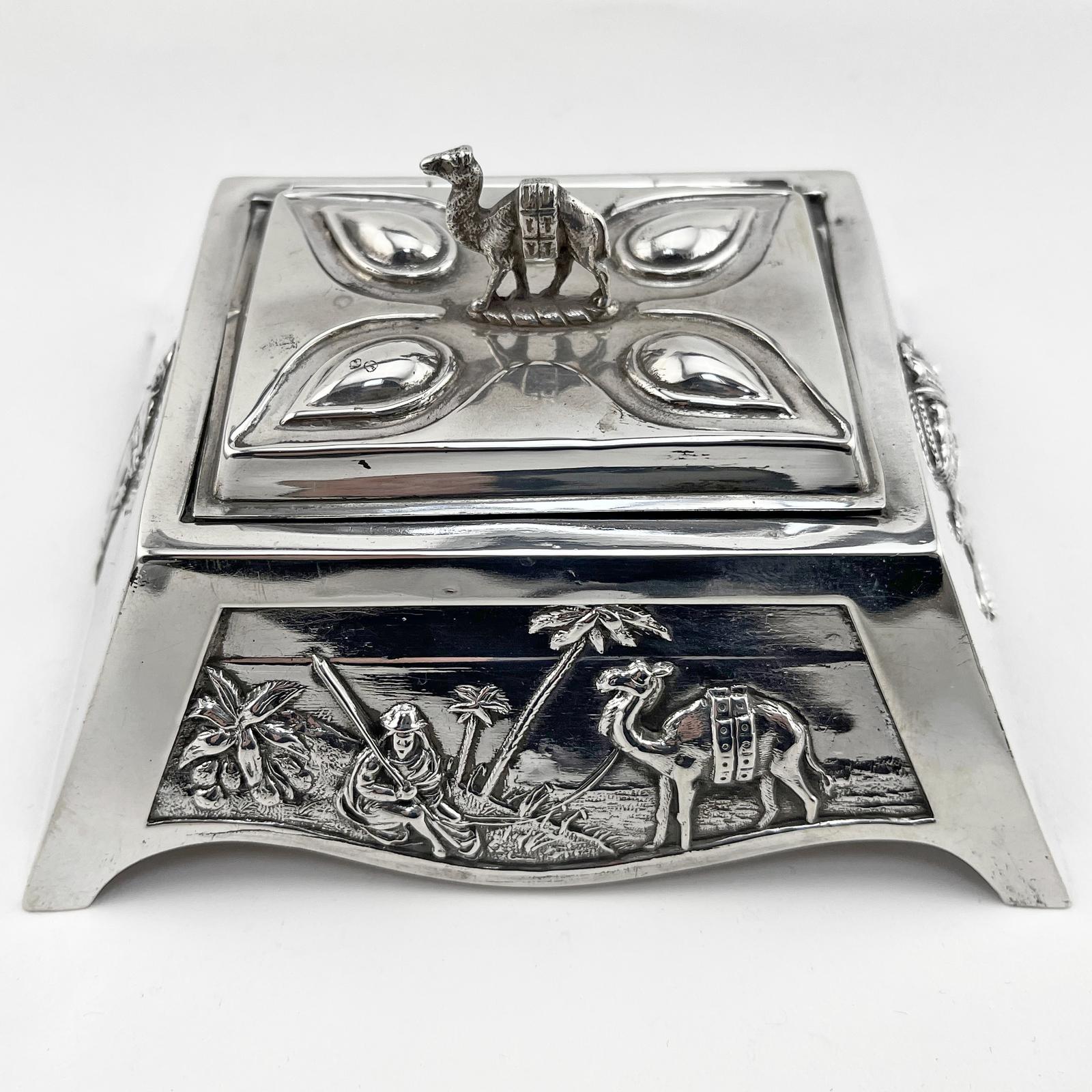 Mappin & Webb Regimental Sterling Silver Trinket Box or Casket (1 of 9) Mappin & Webb Regimental Sterling Silver Trinket Box or Casket (1 of 9)