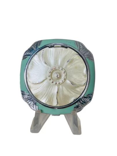 Art Deco 1930s Evans Guilloche Enamel Vanity Case Rouge & Powder Compact (1 of 8) Art Deco 1930s Evans Guilloche Enamel Vanity Case Rouge & Powder Compact (1 of 8)