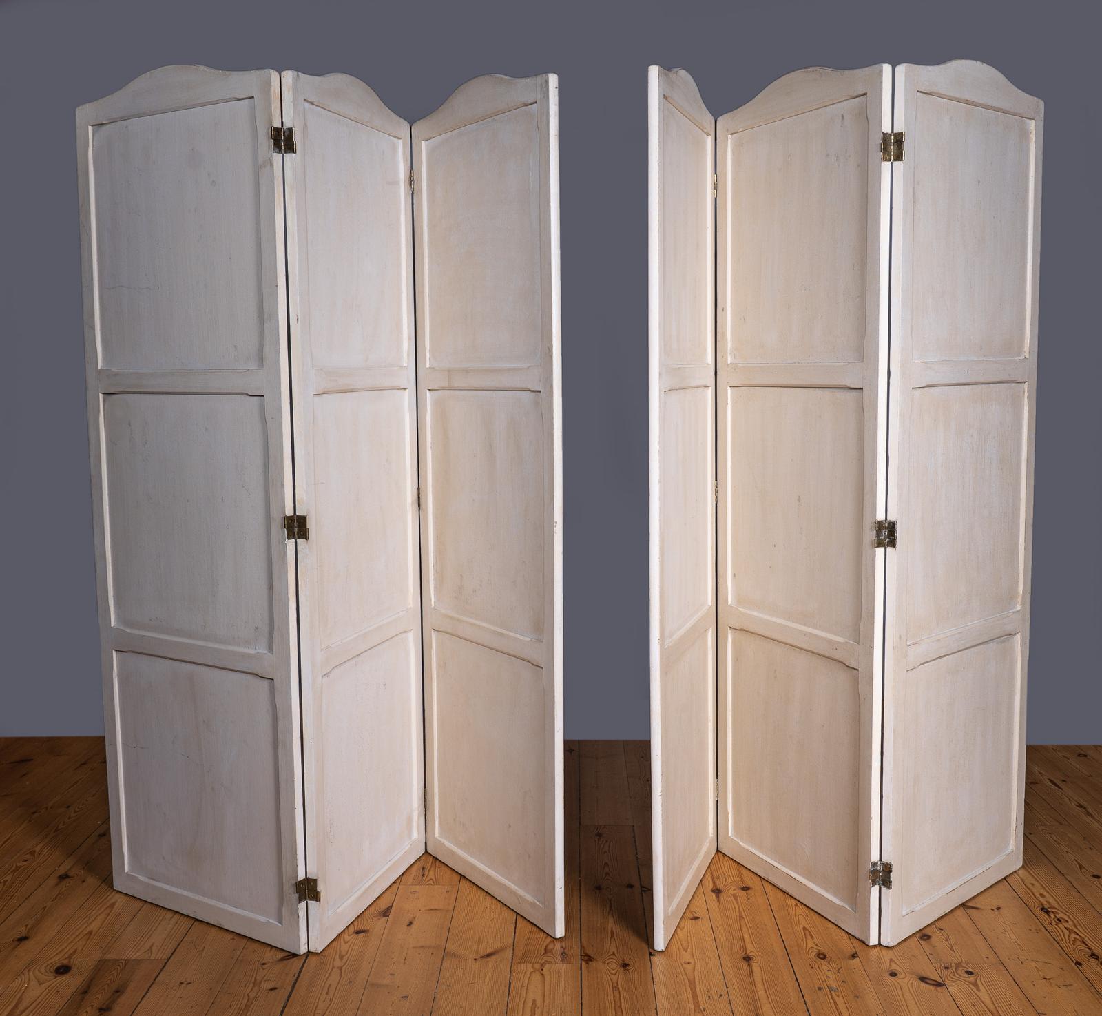 Pair of Large Swedish Painted Screens (1 of 4) Pair of Large Swedish Painted Screens (1 of 4)