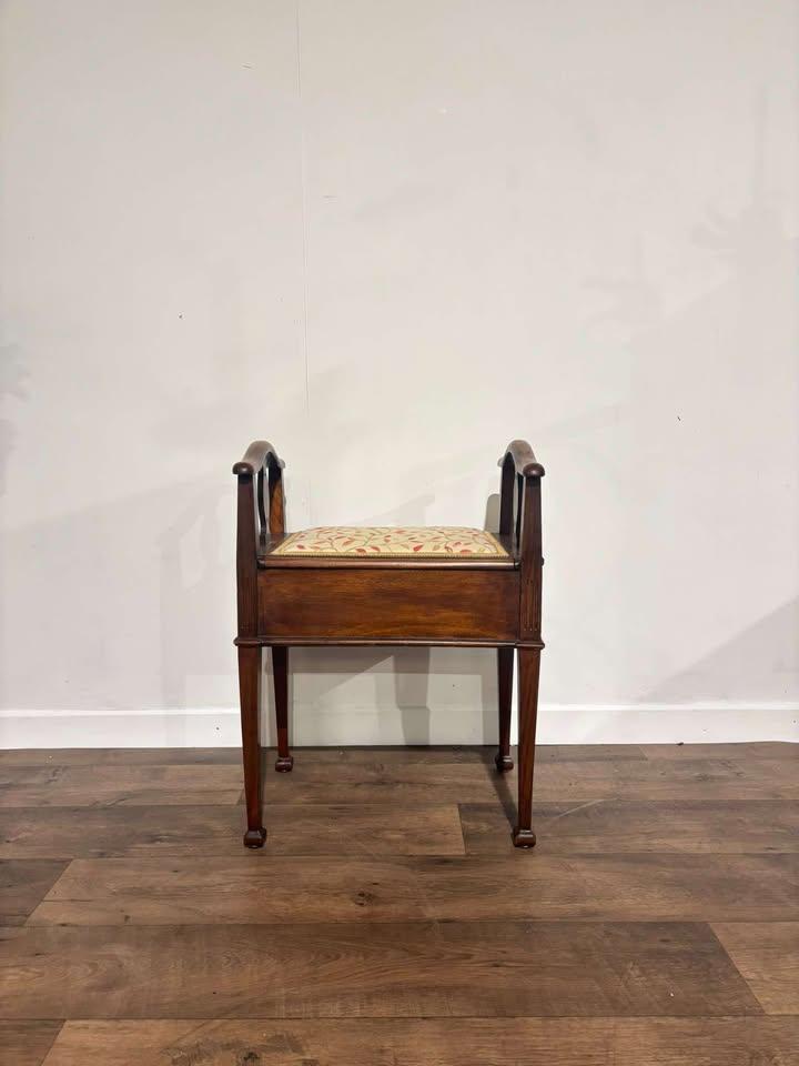 Edwardian Mahogany Piano Stool (1 of 12)