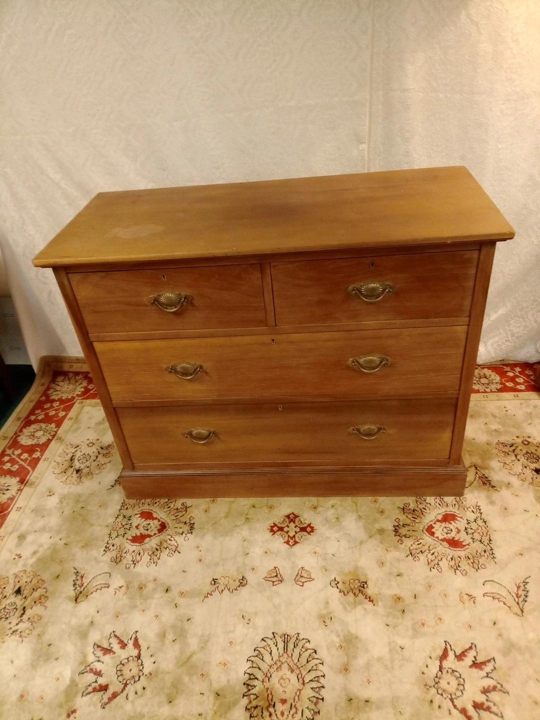 Edwardian Satinwood Chest of Drawers (1 of 10)
