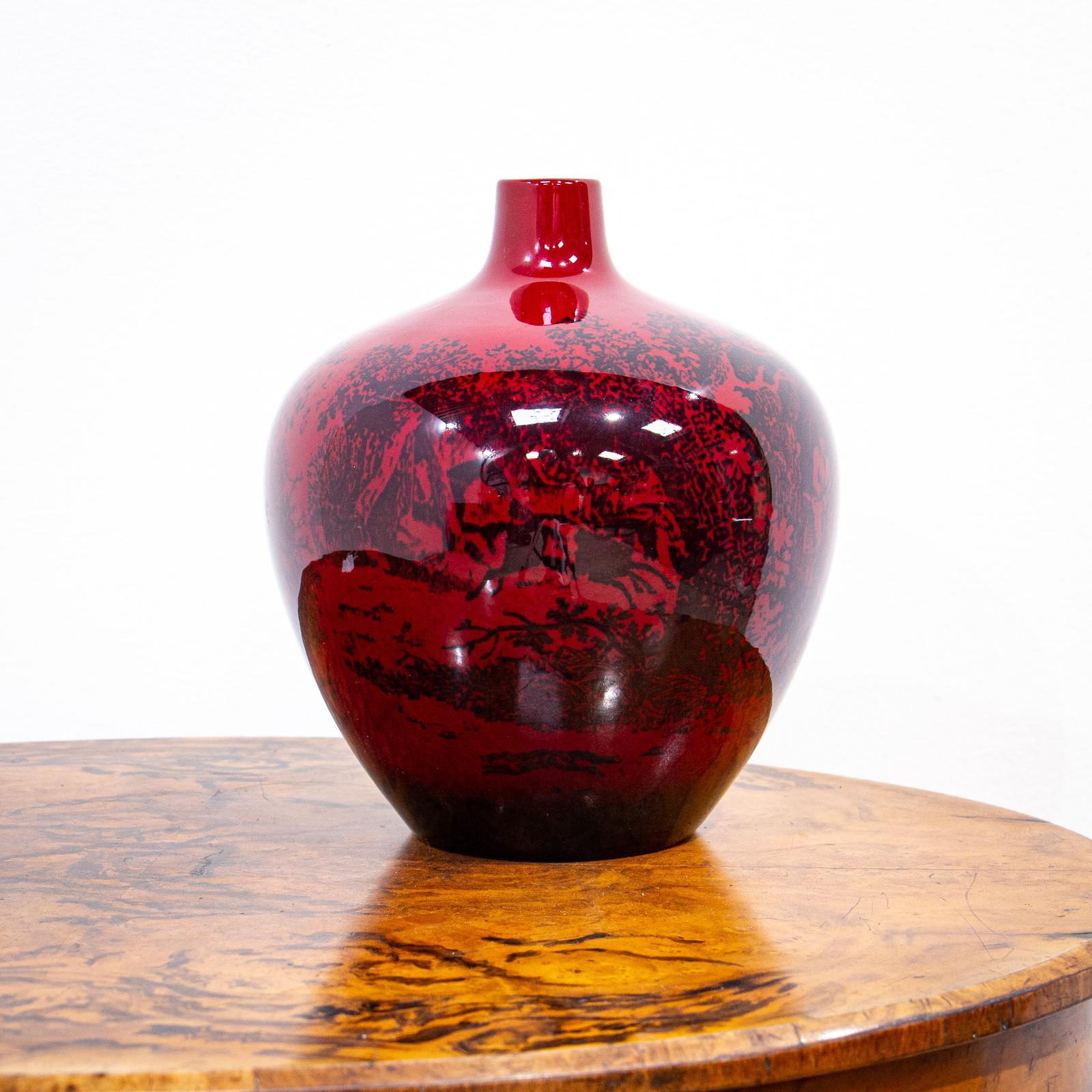 Large Royal Doulton Flambe Vase (1 of 5)