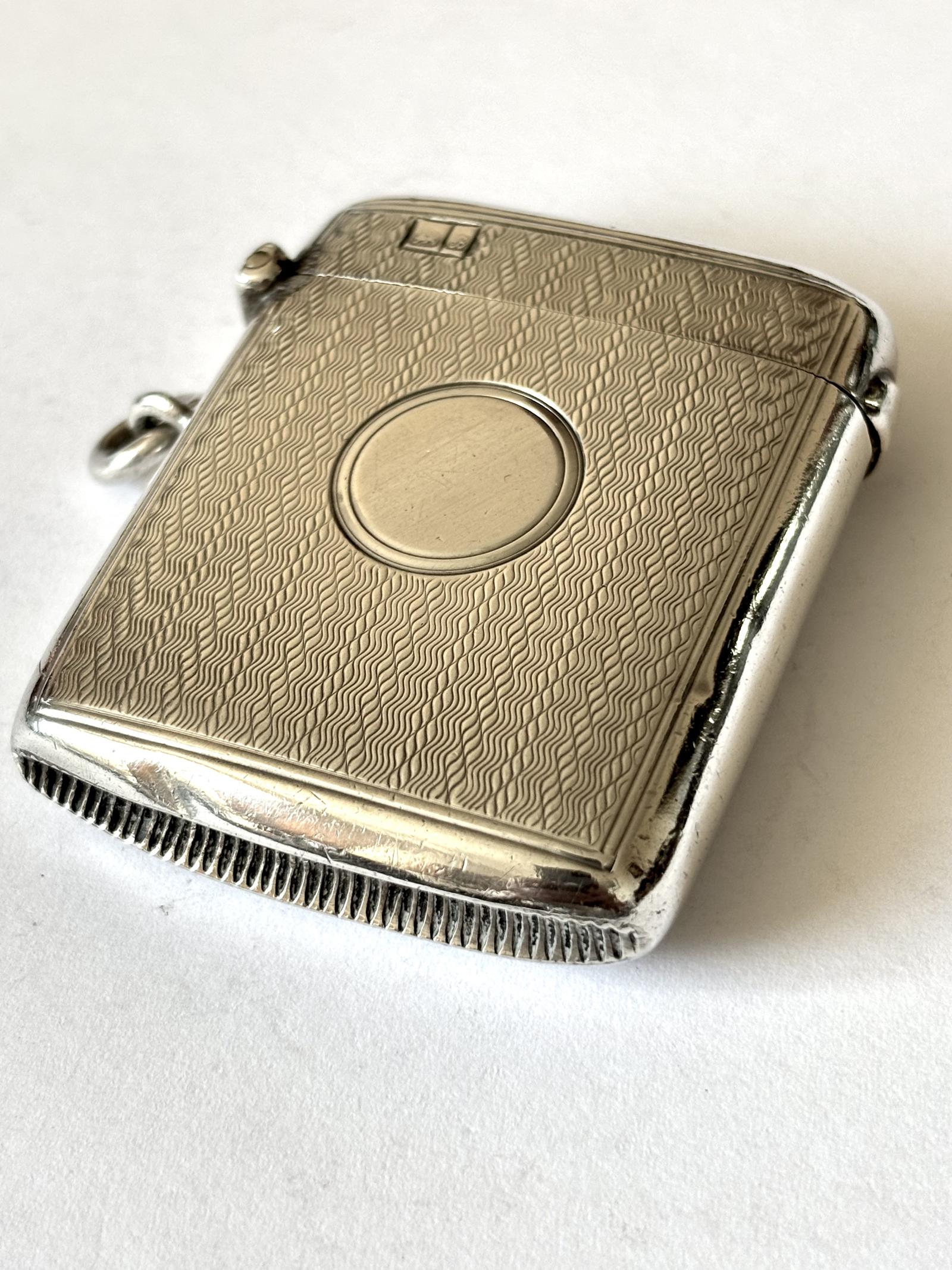 Edwardian Silver Vesta Case Chester 1902 William Neale (1 of 8)