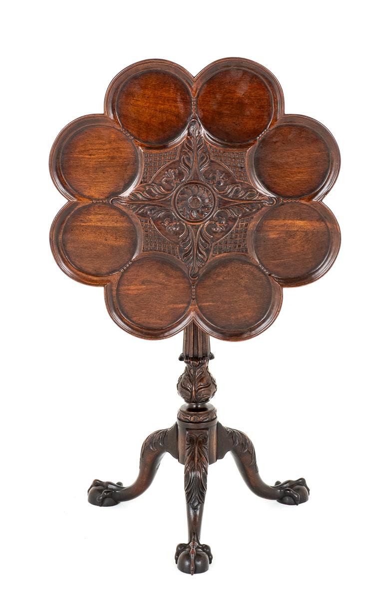 Chippendale Style Mahogany Supper Table c.1900 (1 of 7)