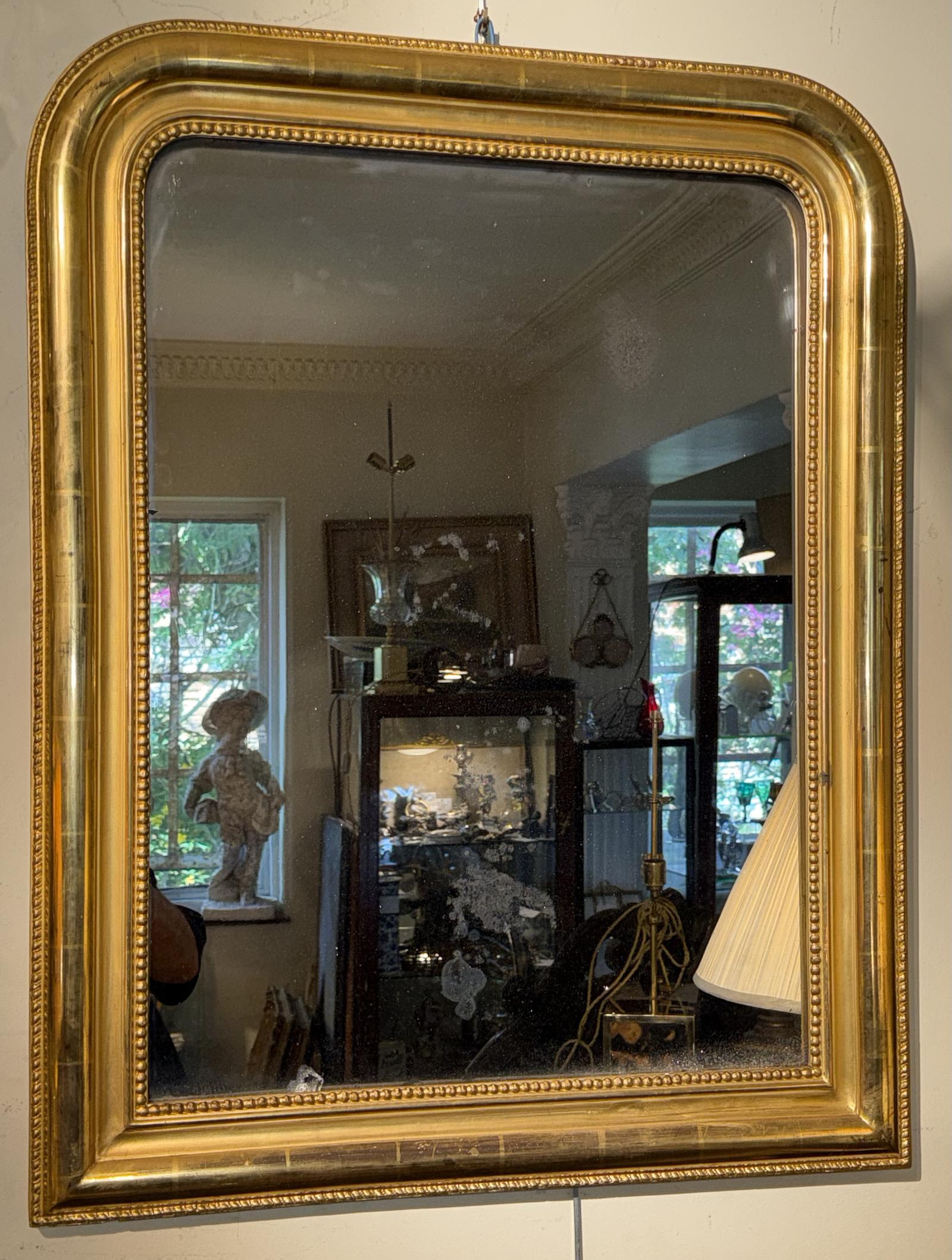 Gilt Louis Philippe Wall Mirror (1 of 4) Gilt Louis Philippe Wall Mirror (1 of 4)