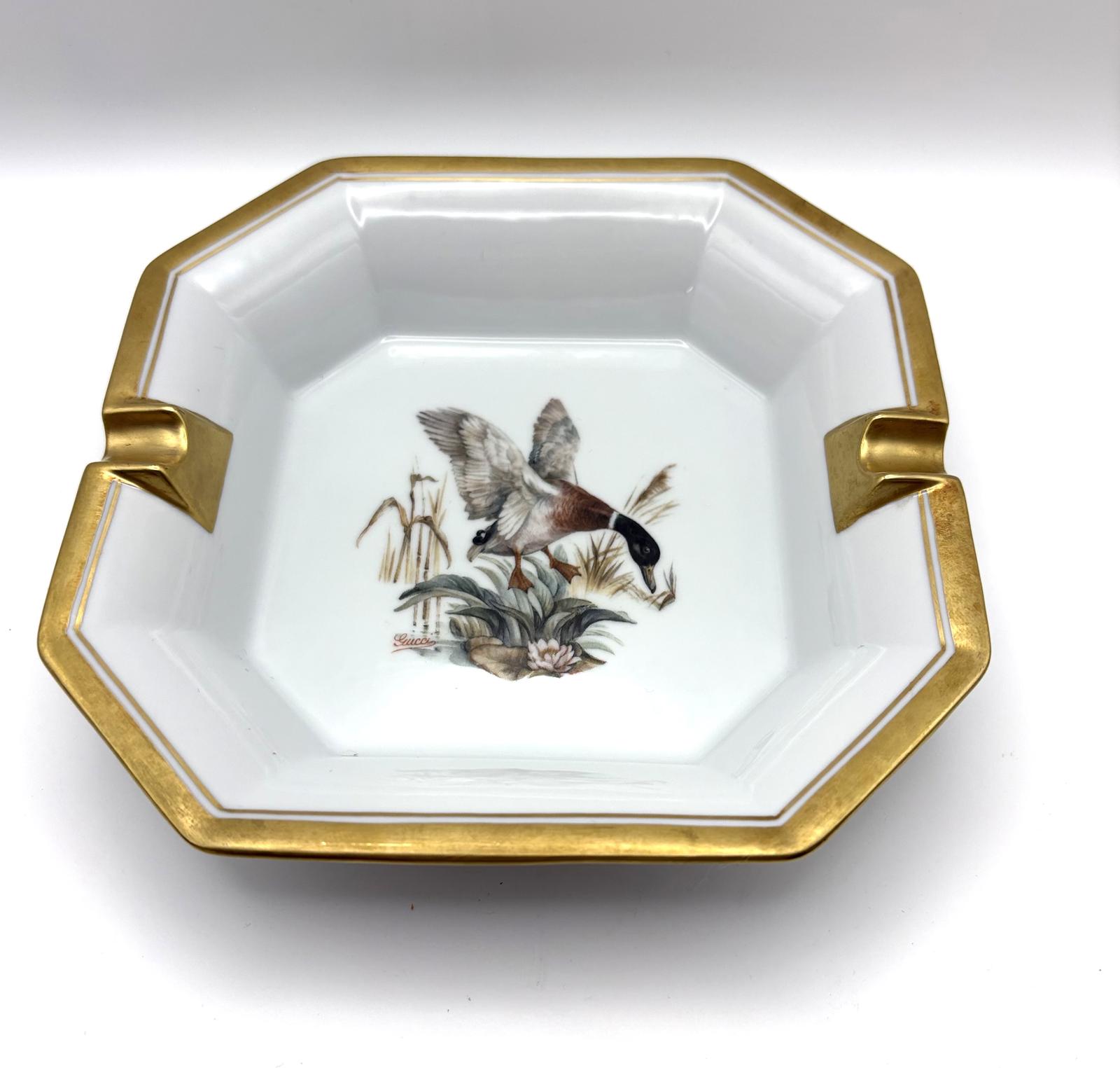 Vintage Gucci Porcelain Vide-poche – Mallard Duck Design (1 of 6) Vintage Gucci Porcelain Vide-poche – Mallard Duck Design (1 of 6)