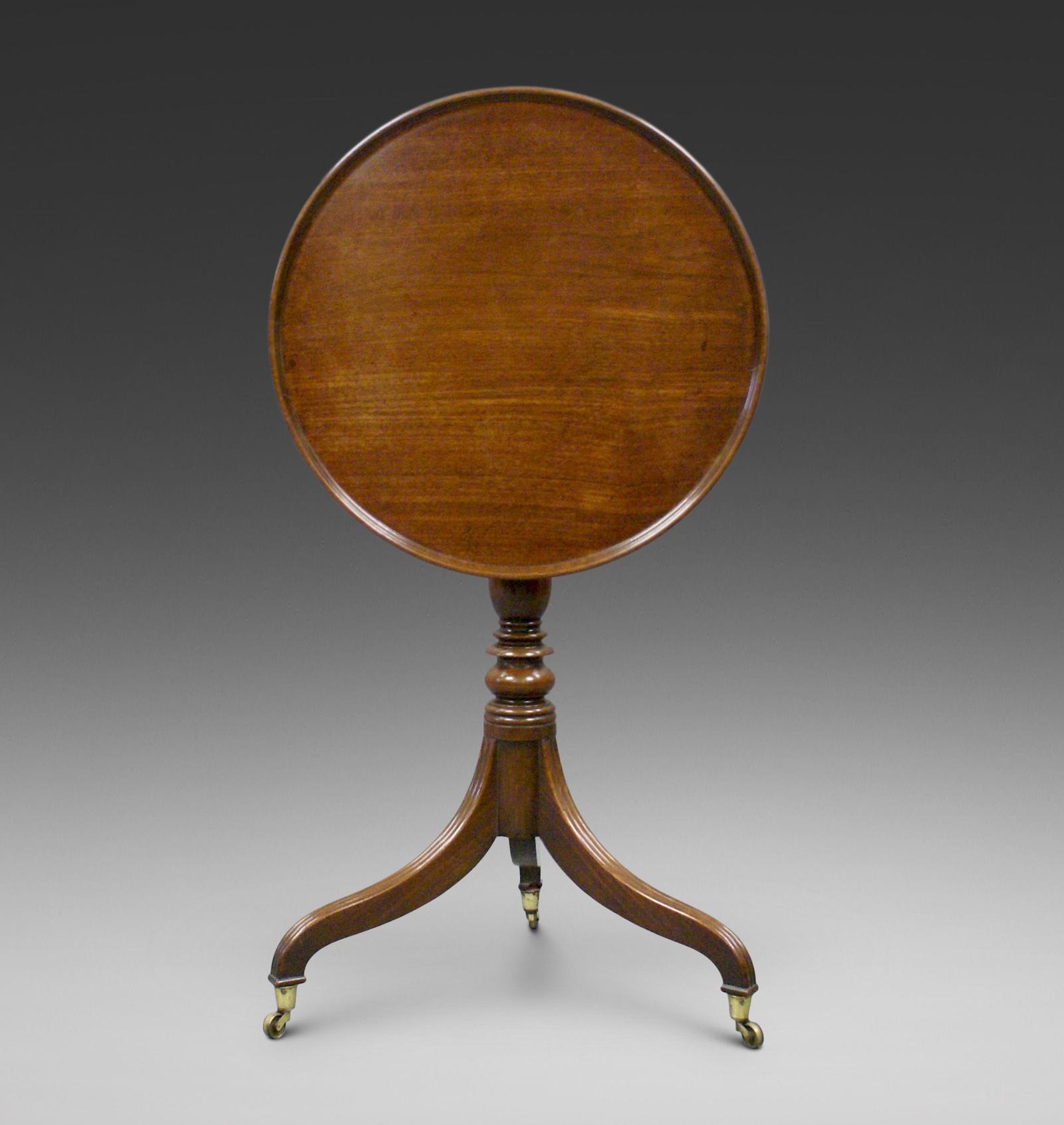 Unusual George III Mahogany Tripod Table (1 of 5) Unusual George III Mahogany Tripod Table (1 of 5)