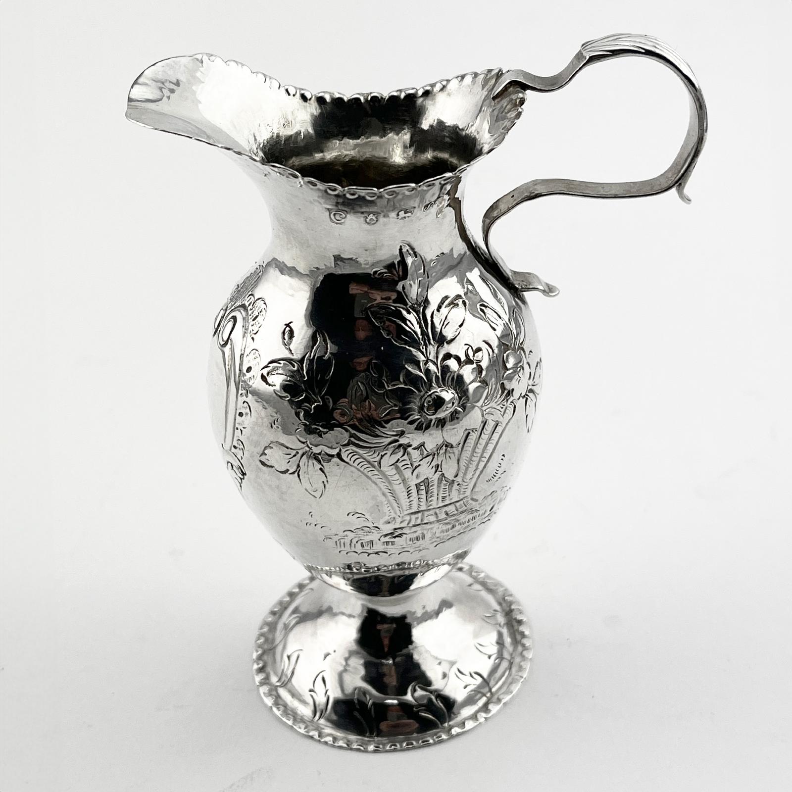 Unusual Shaped George III Sterling Silver Cream Jug (1 of 7) Unusual Shaped George III Sterling Silver Cream Jug (1 of 7)