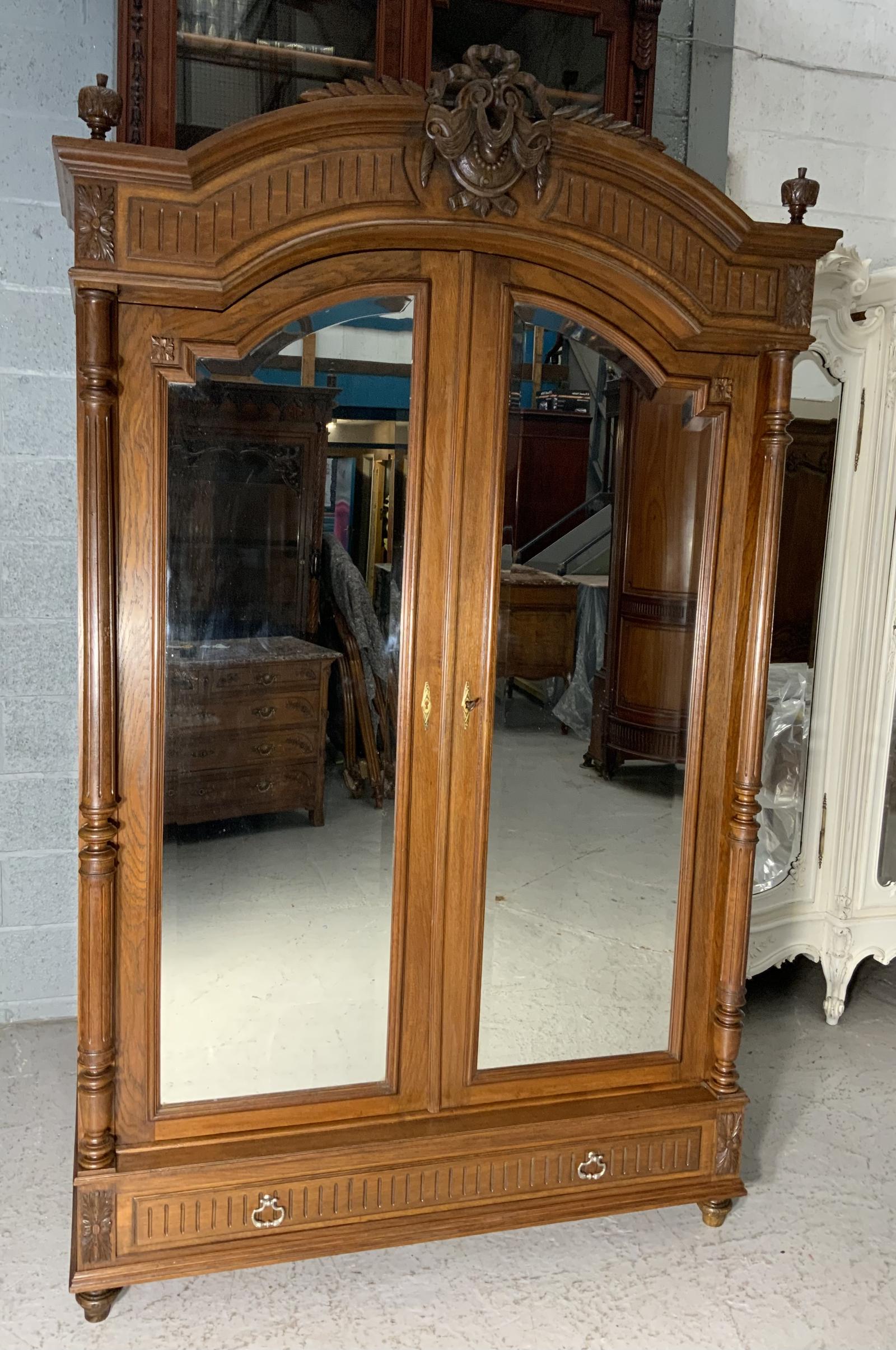 Carved Oak French Armoire (1 of 12) Carved Oak French Armoire (1 of 12)