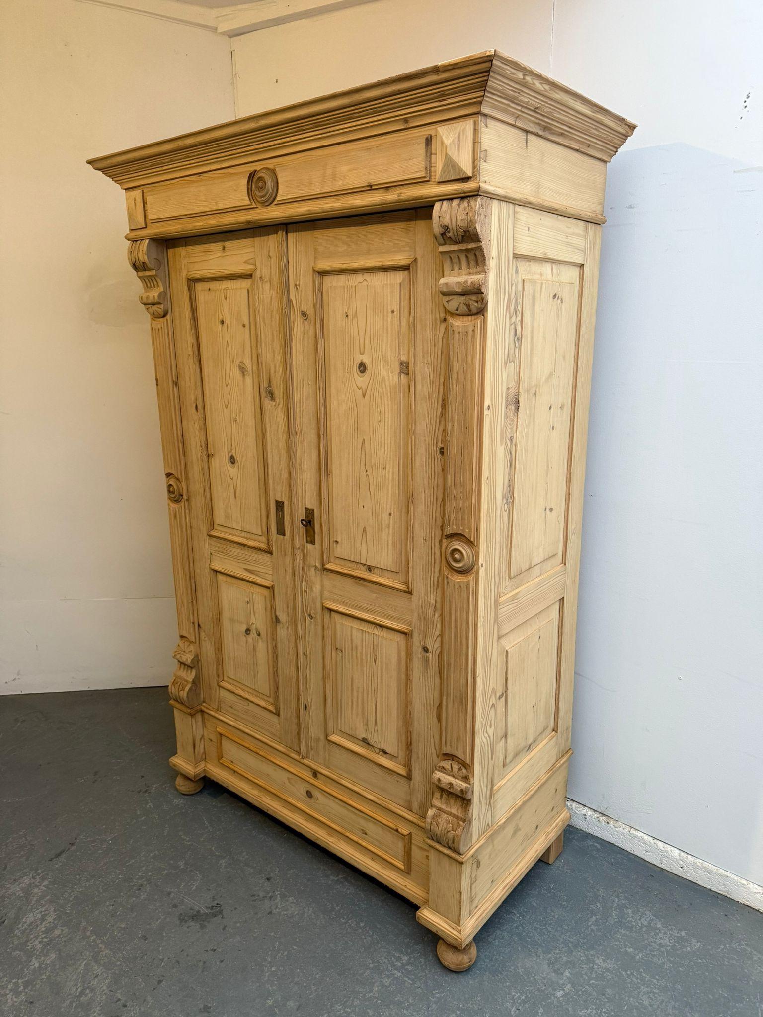 Mint Clean Victorian Antique Pine 2 Door Small Knockdown Wardrobe to wax / paint (1 of 11) Mint Clean Victorian Antique Pine 2 Door Small Knockdown Wardrobe to wax / paint (1 of 11)