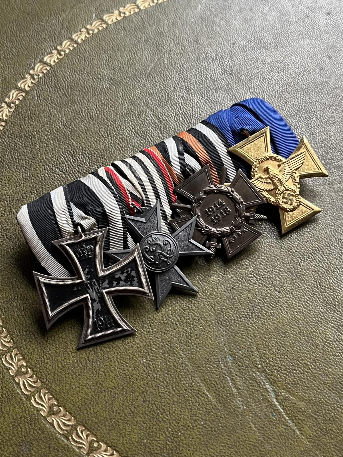 WWI / WWII German Police Medal Group Incl. Police Long Service Medal for 25 Years Service (1 of 9)