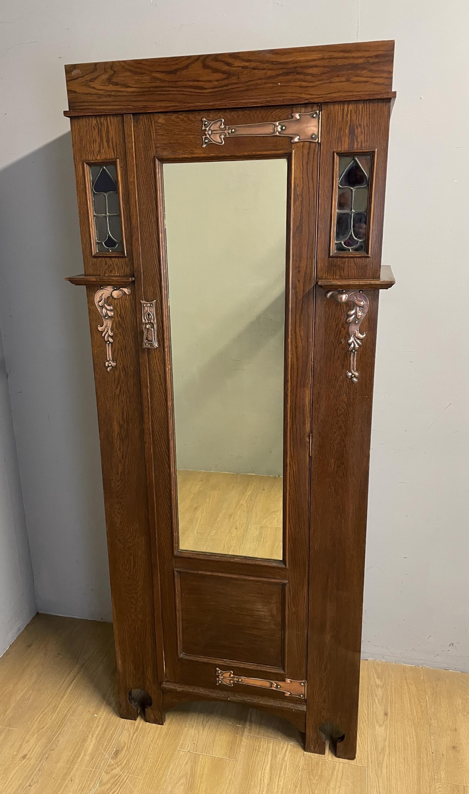 London Made Arts and Crafts Oak Hall Robe in the Style of Liberty (1 of 15)