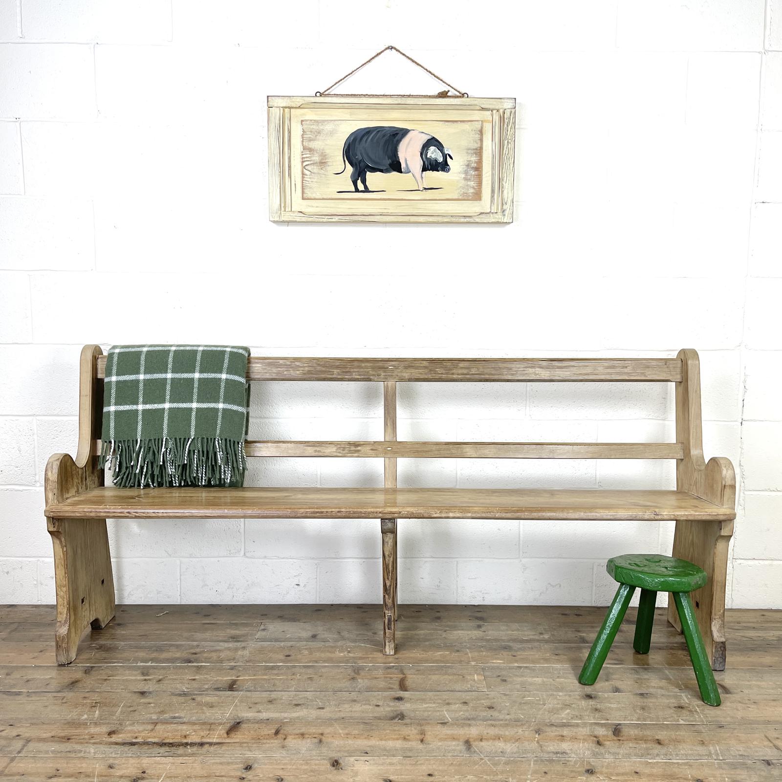 Rustic Pine Bench (1 of 9) Rustic Pine Bench (1 of 9)