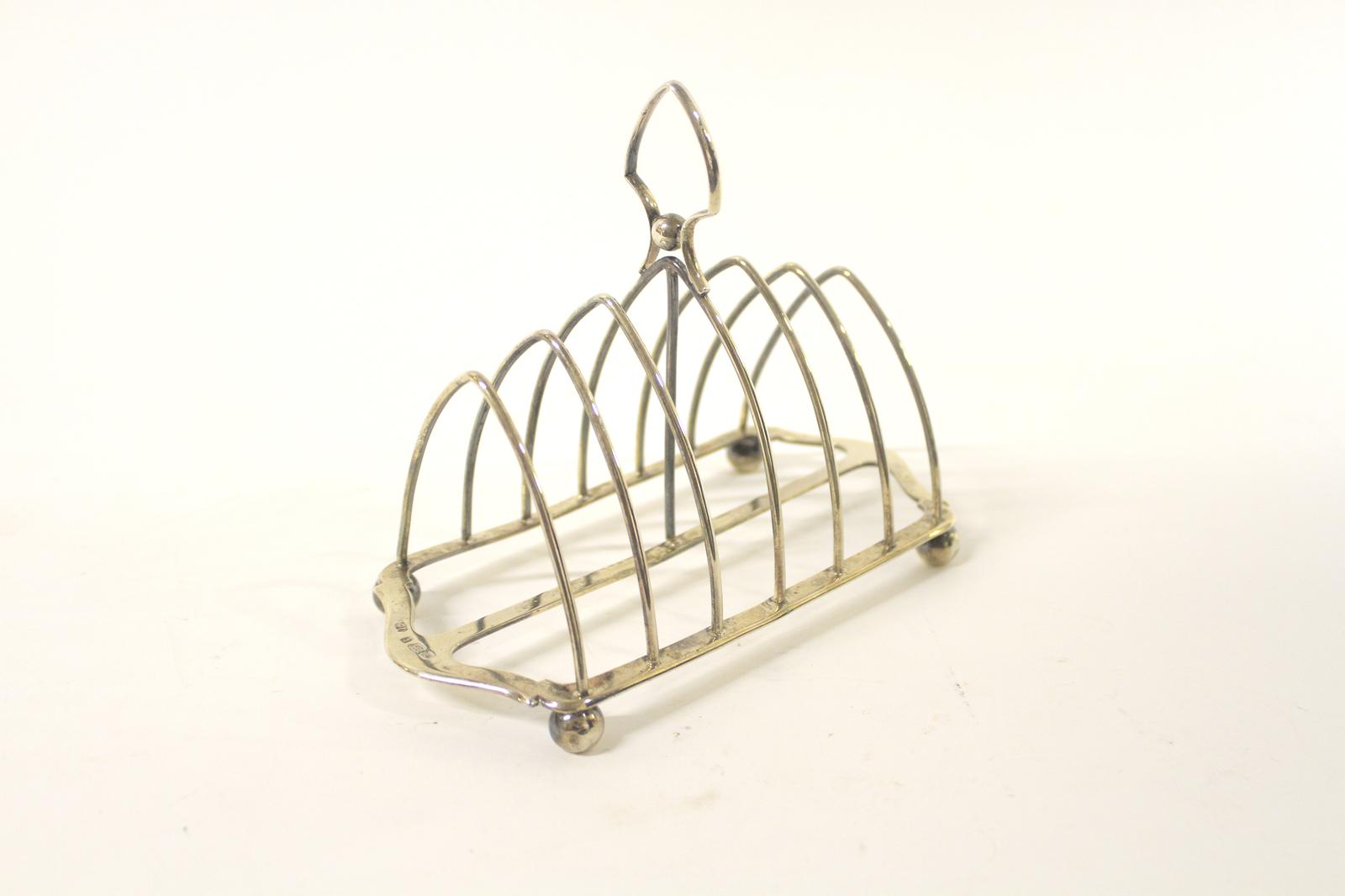 Edwardian Silver Toast Rack 1904 (1 of 6) Edwardian Silver Toast Rack 1904 (1 of 6)