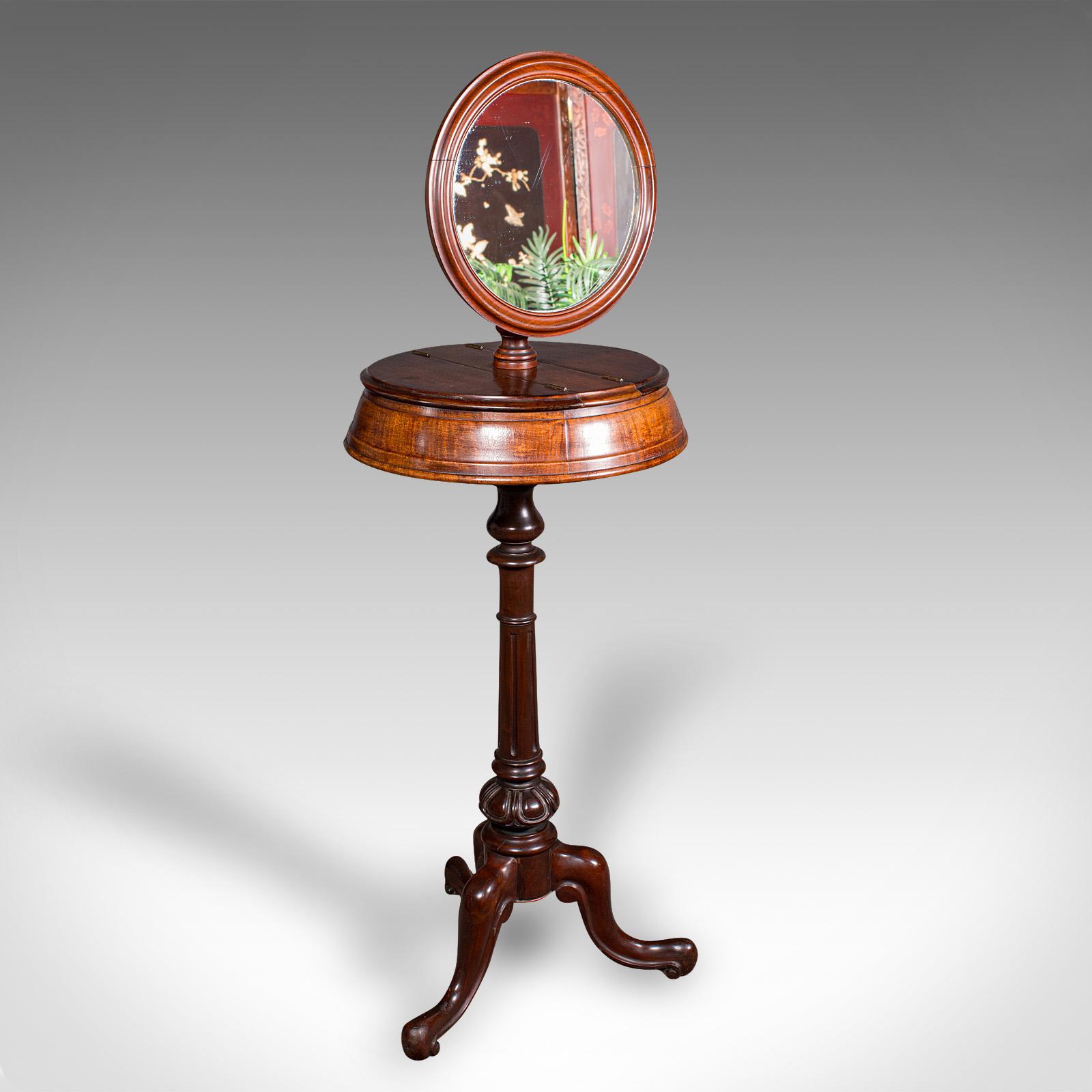 Antique Tripod Shaving Mirror, English, Vanity Grooming Stand - Victorian c.1840 (1 of 12) Antique Tripod Shaving Mirror, English, Vanity Grooming Stand - Victorian c.1840 (1 of 12)