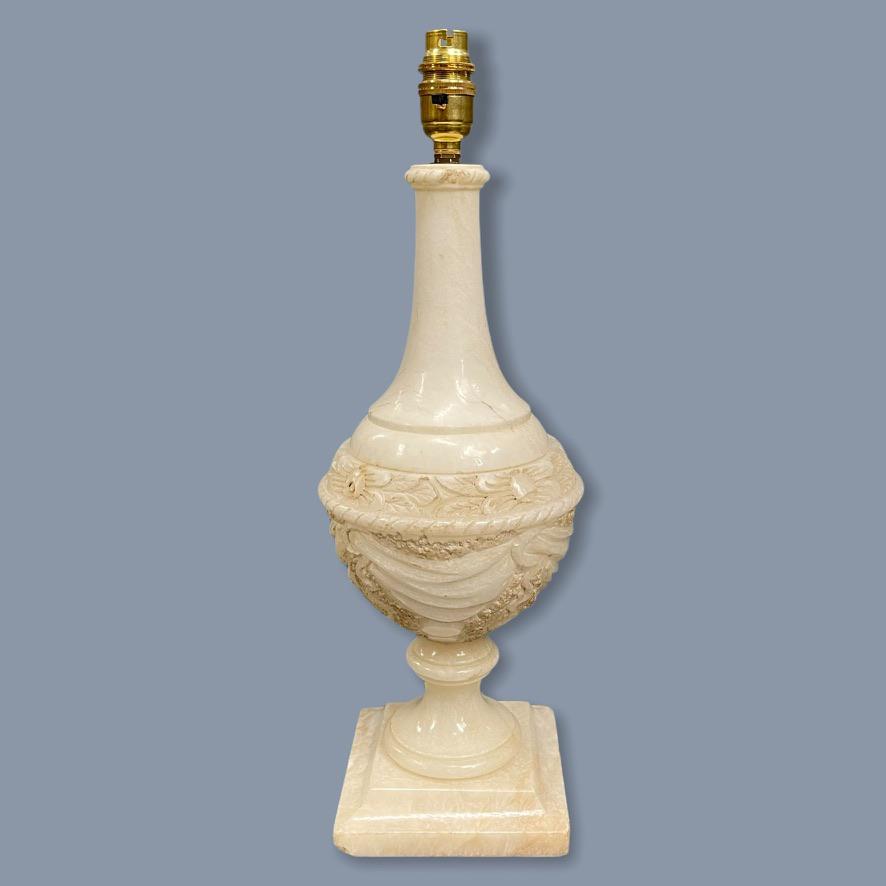 Carved Marble Table Lamp (1 of 7) Carved Marble Table Lamp (1 of 7)
