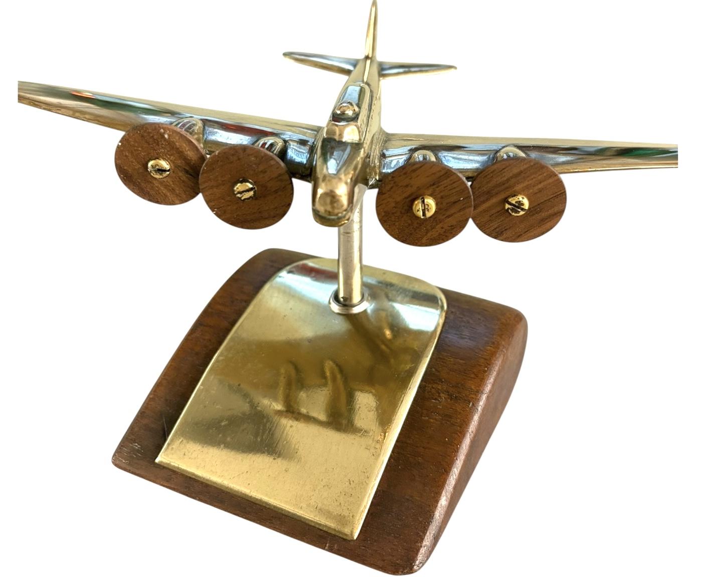 Vintage Four Engine Aircraft Desk Model Aviation Paperweight (1 of 14) Vintage Four Engine Aircraft Desk Model Aviation Paperweight (1 of 14)