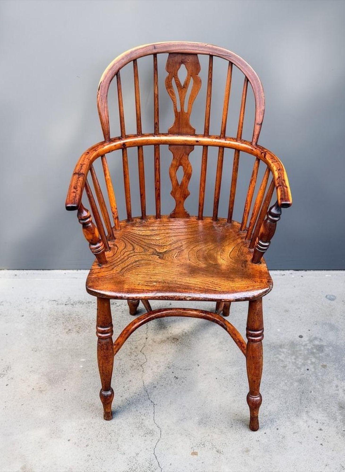 Yew Wood Windsor Armchair 19th Century Yew (1 of 12) Yew Wood Windsor Armchair 19th Century Yew (1 of 12)