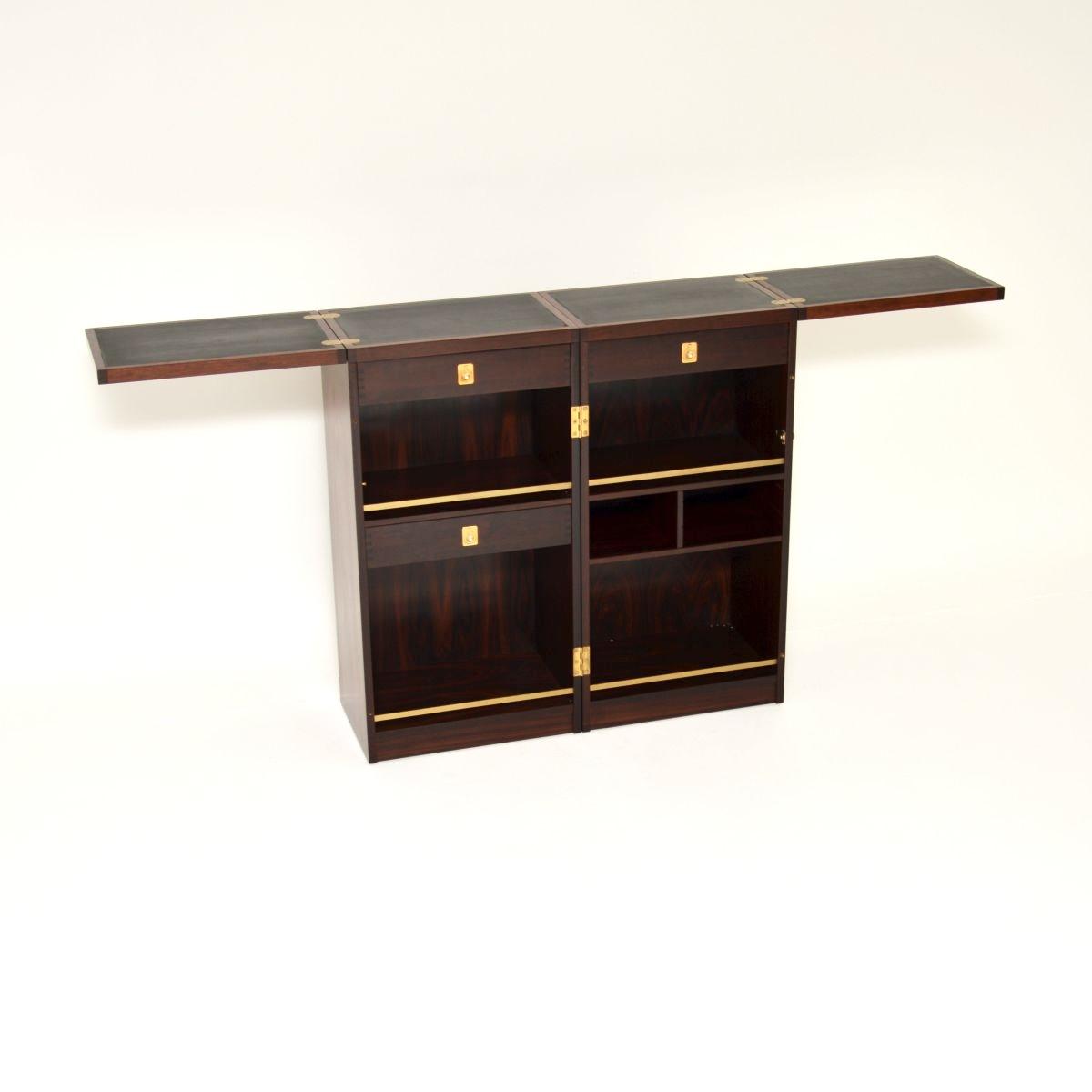 Danish Vintage Rosewood Captains Bar by Reno Wahl Iversen for Dyrlund (1 of 13)