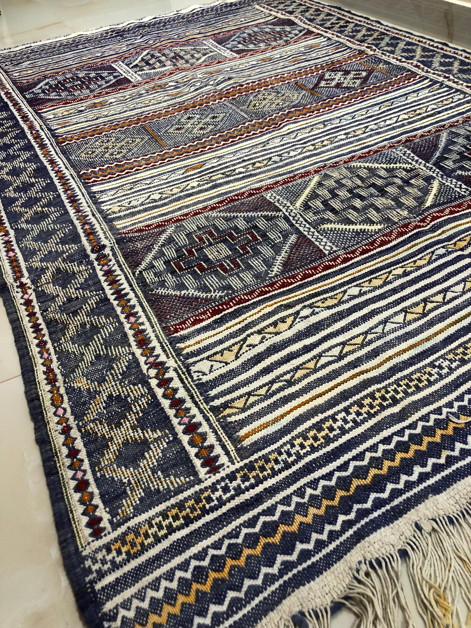 Nomadic Berber Handwoven Kilim Rug Tiflet (1 of 14)