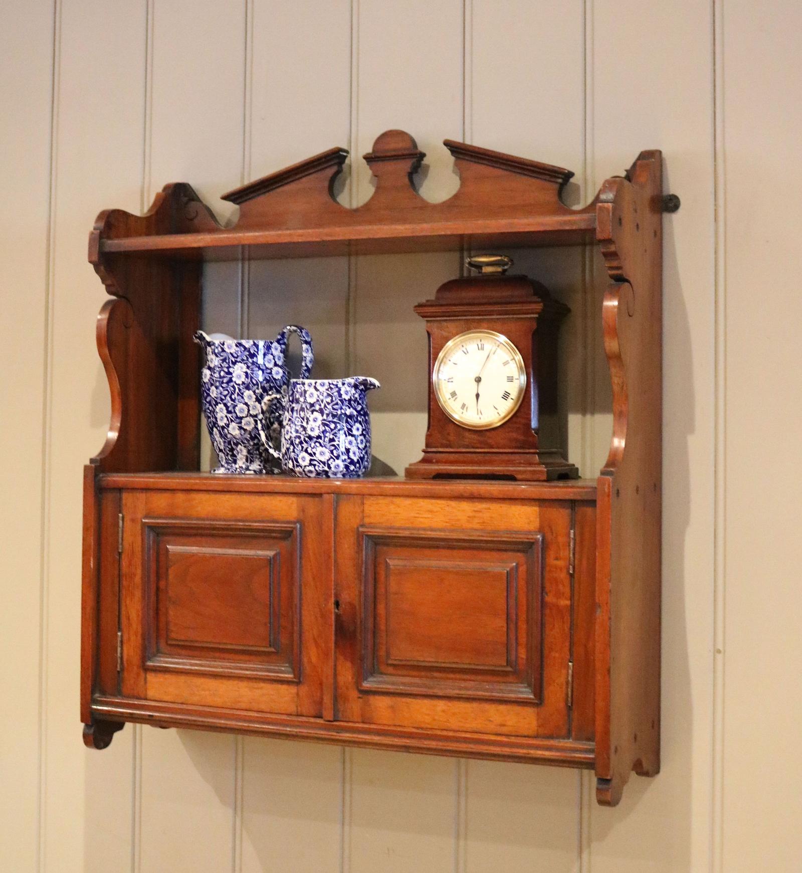 Early 20th Century Walnut Wall Cabinet (1 of 10) Early 20th Century Walnut Wall Cabinet (1 of 10)