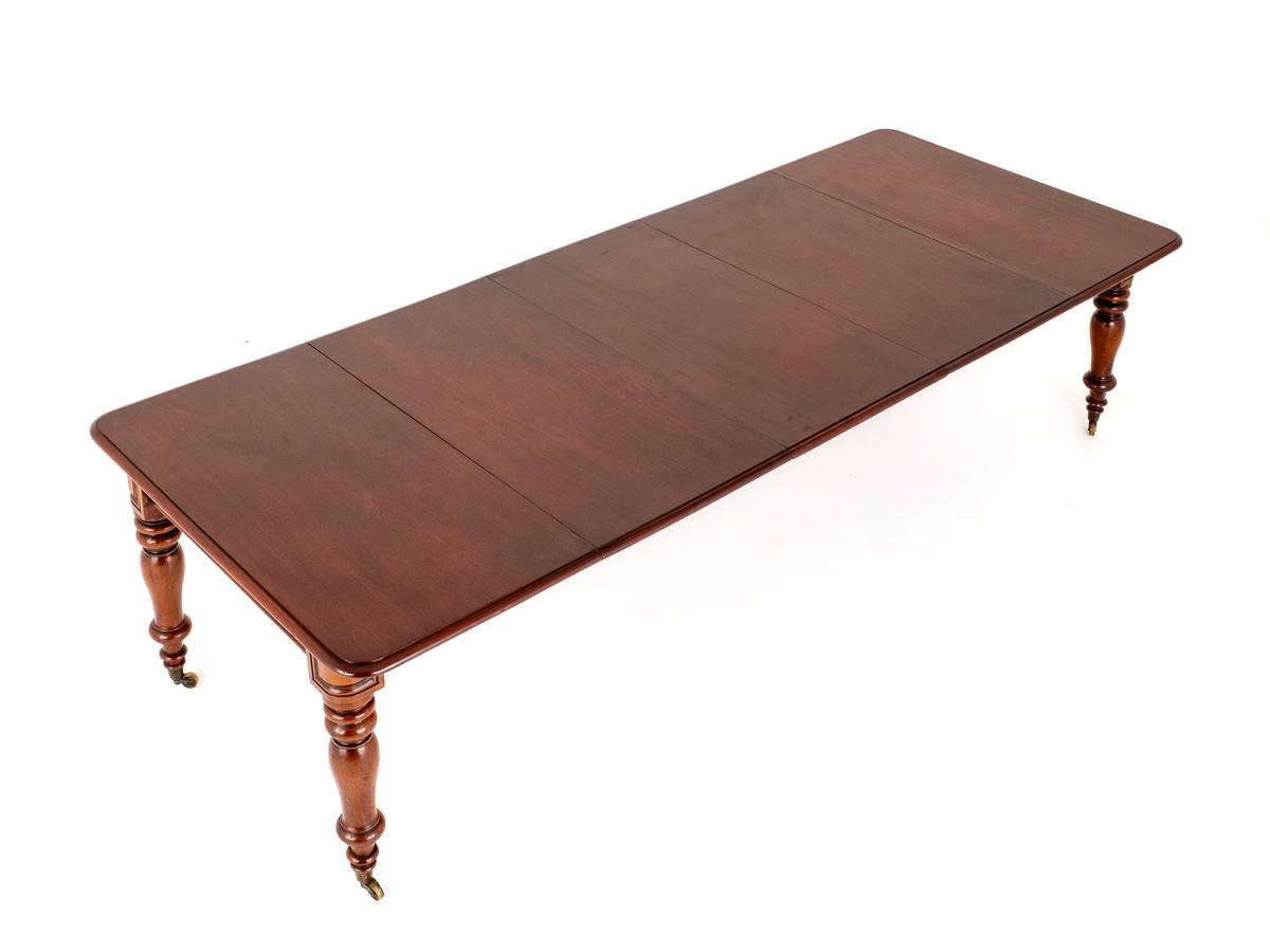William IV Mahogany 3 Leaf Extending Dining Table (1 of 7) William IV Mahogany 3 Leaf Extending Dining Table (1 of 7)