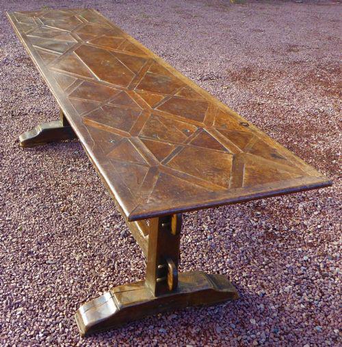 17th Century Long Narrow Hall / Refectory Table (1 of 2)