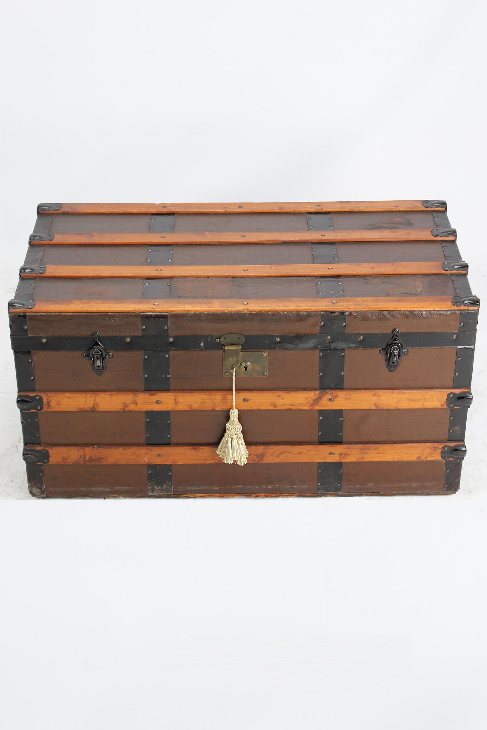 Edwardian Steamer Trunk (1 of 13) Edwardian Steamer Trunk (1 of 13)