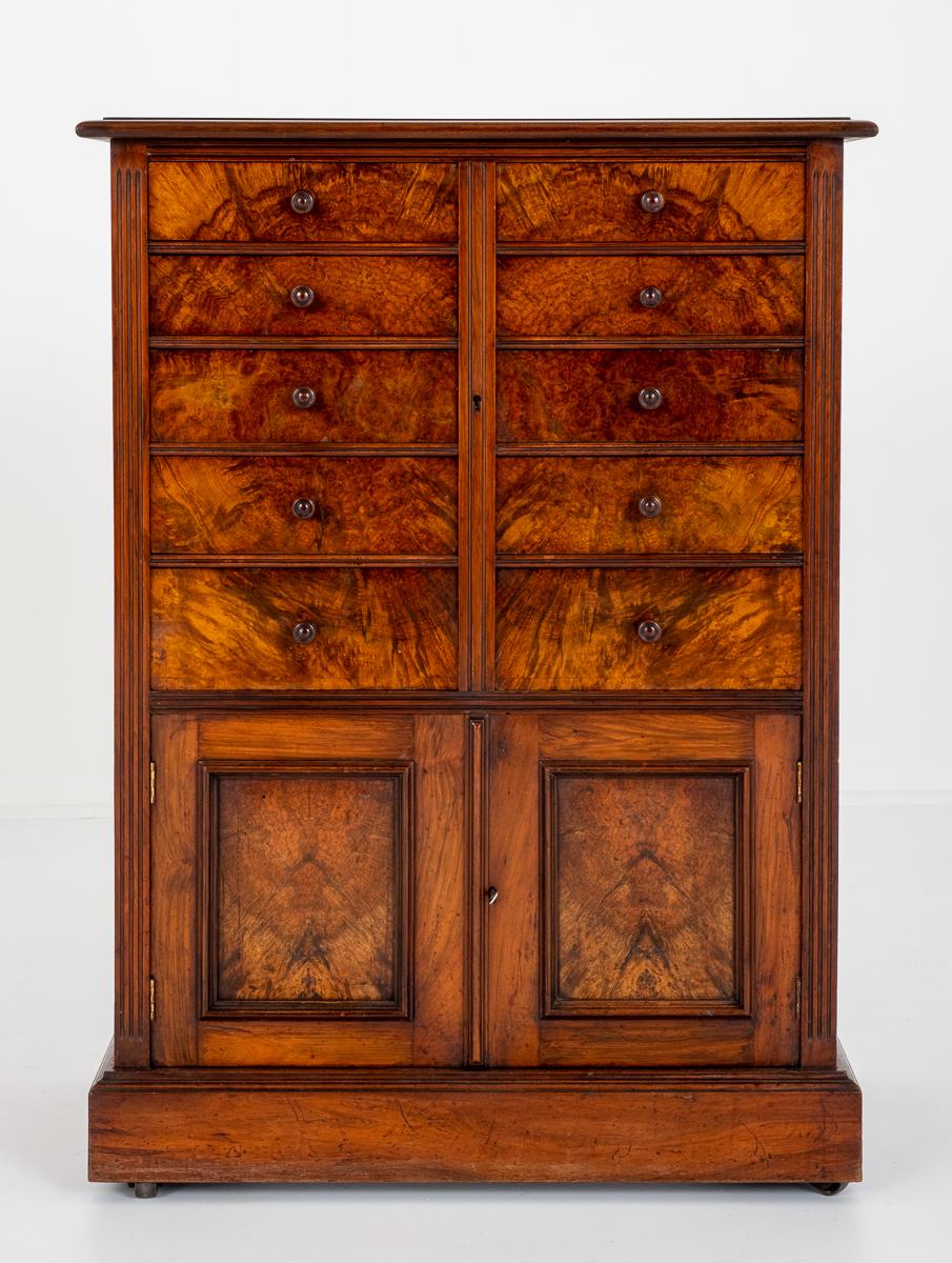 Victorian Burr Walnut Cabinet (1 of 7)