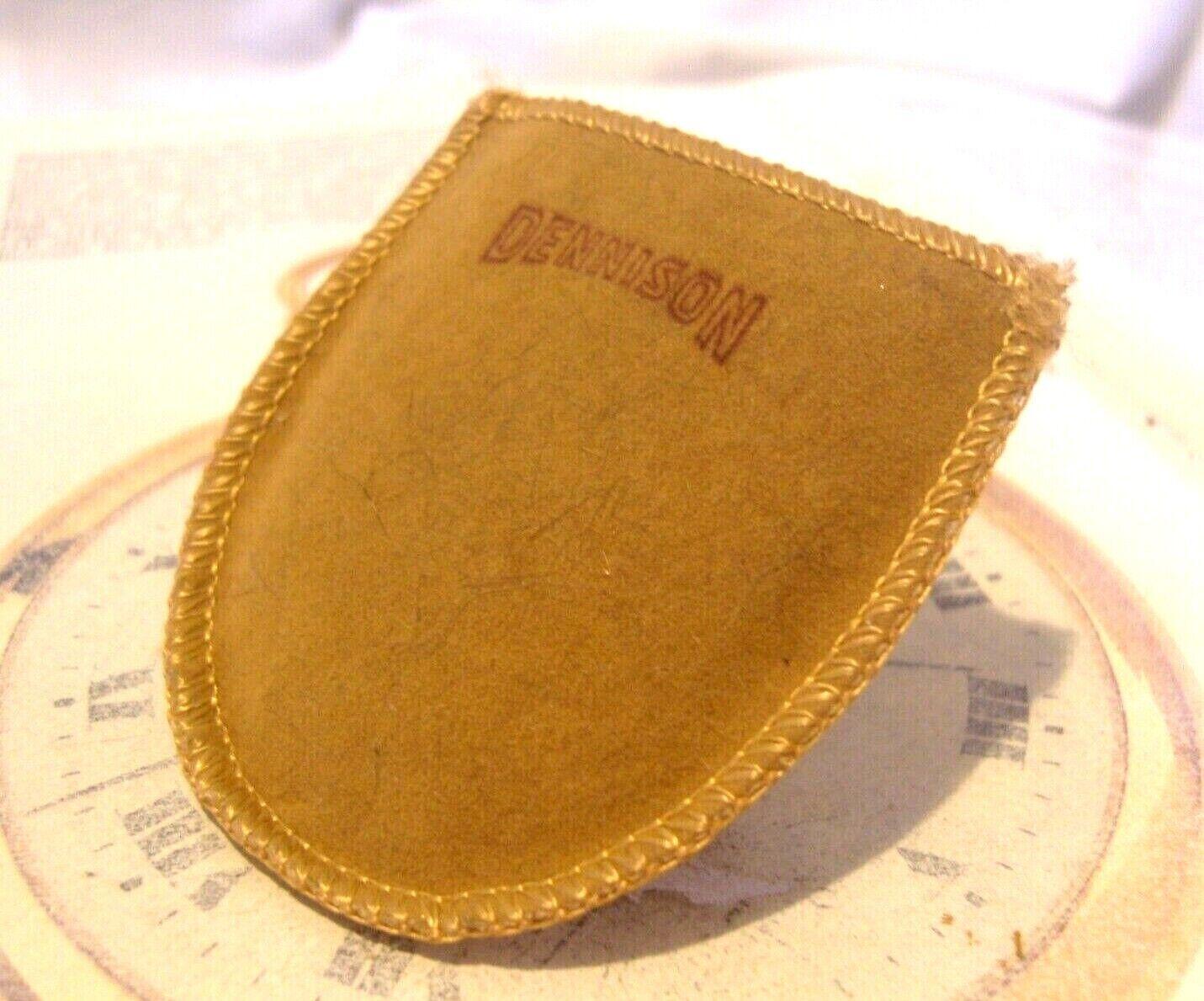 Vintage Original 1930s Dennison Pocket Watch Pouch Protective Storage Watch Case (1 of 10)