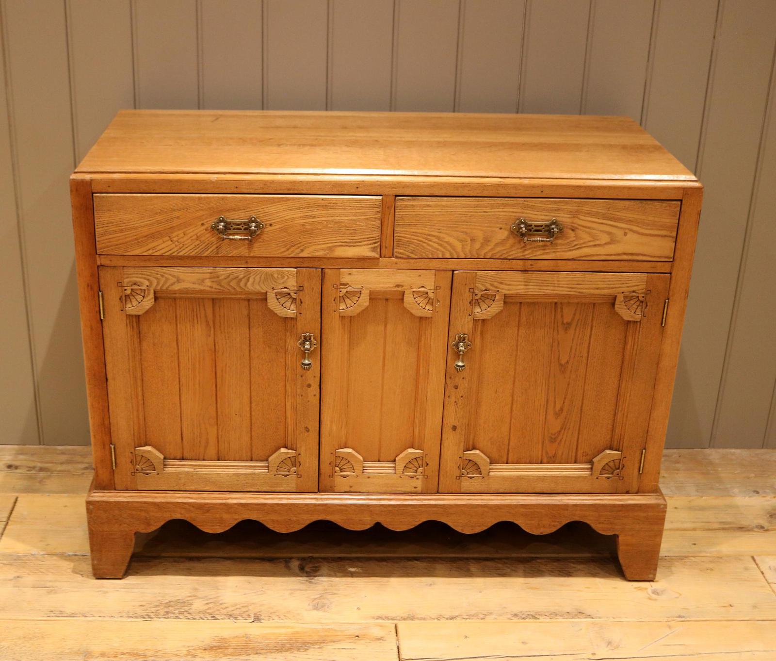 Solid Light Oak Sideboard (1 of 9) Solid Light Oak Sideboard (1 of 9)