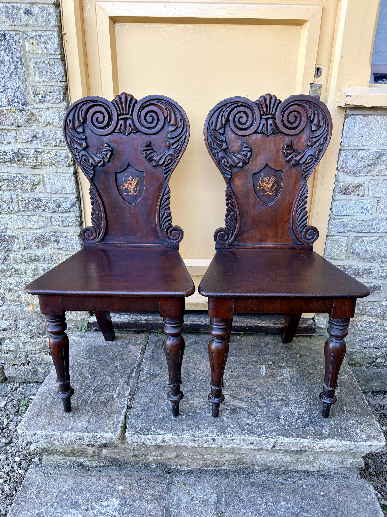 18th Century Mahogany Chairs - main image