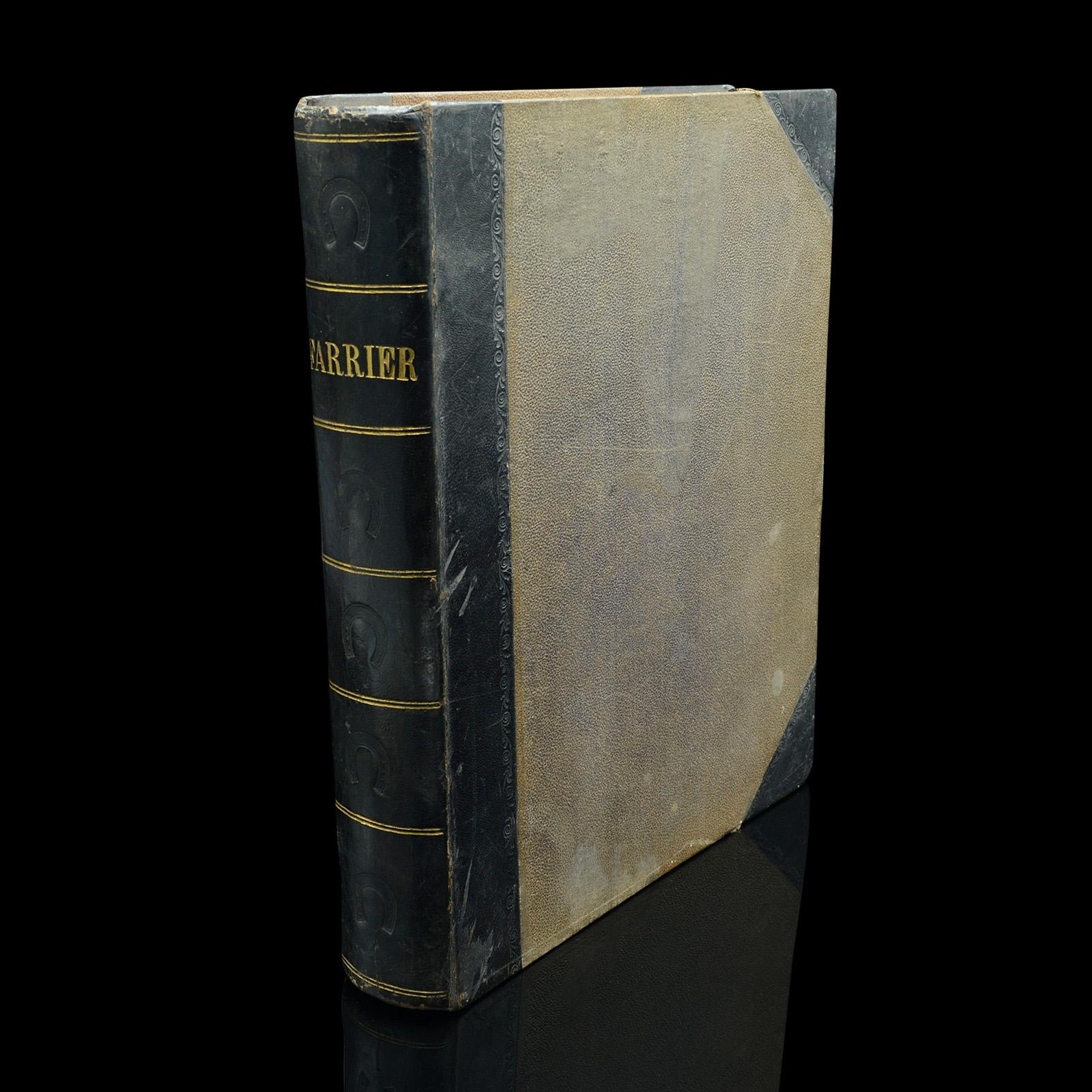 Antique Book Modern Practical Farriery, WJ Miles, English Language c.1900 (1 of 10)