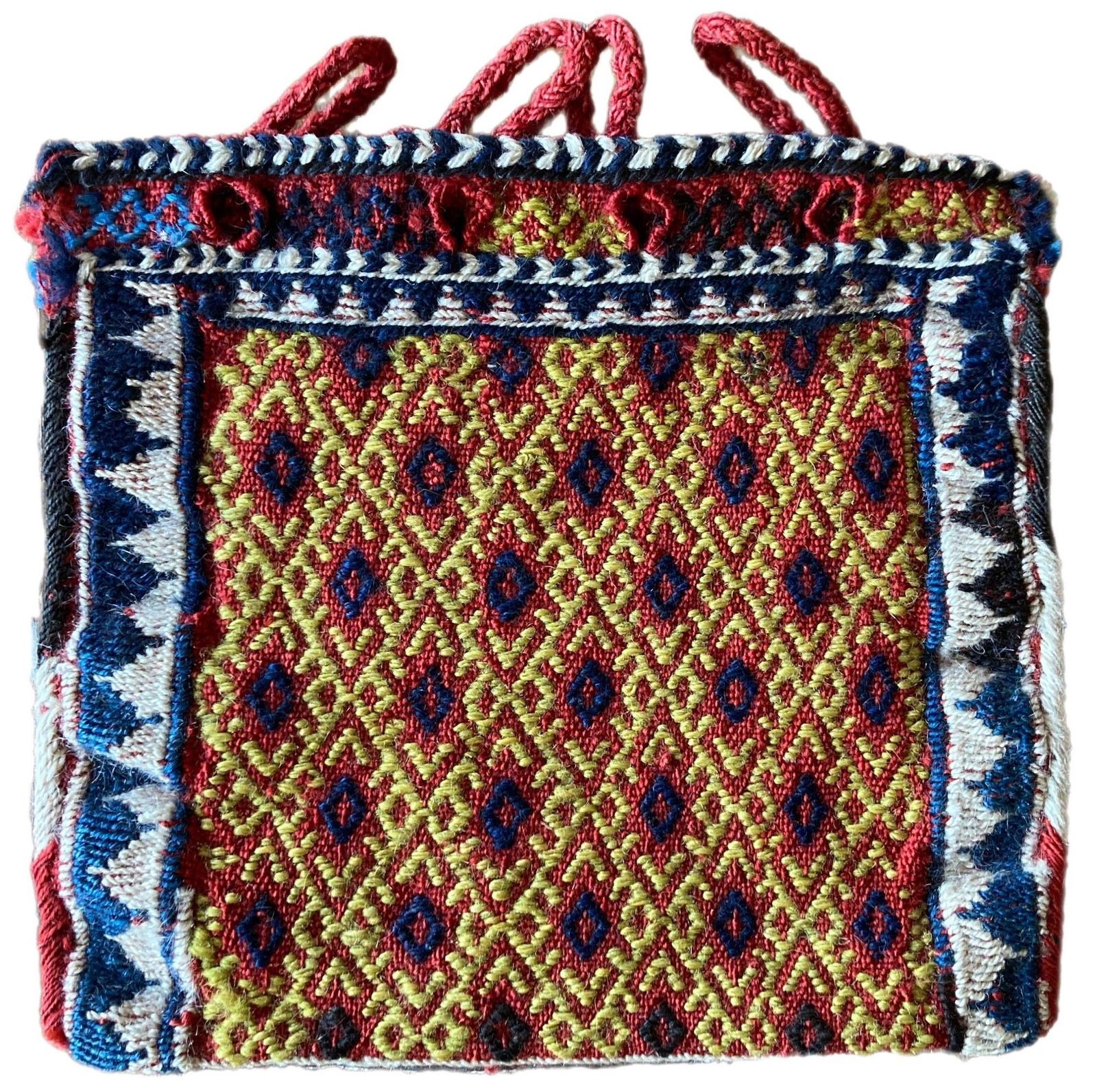 Antique Bakhtiari Chanteh (0.23m x 0.25m) (1 of 11) Antique Bakhtiari Chanteh (0.23m x 0.25m) (1 of 11)