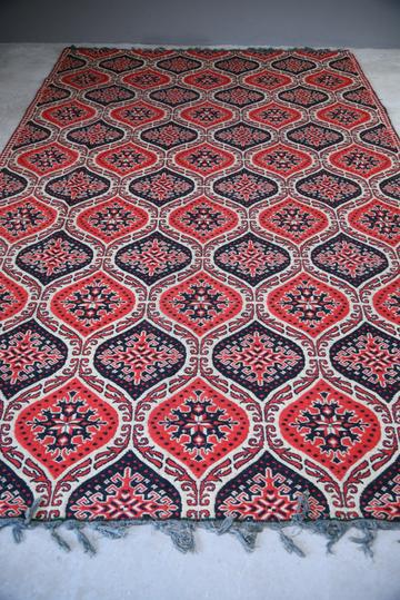 Red Eastern Wool Turkish Flatweave Rug (1 of 13)