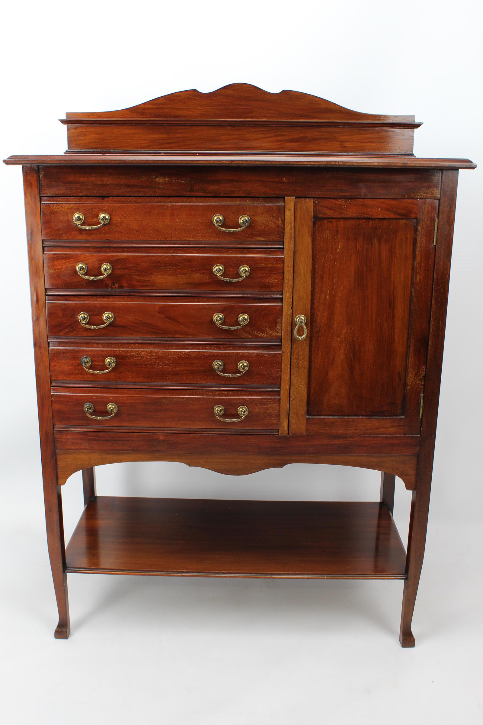 An Antique Edwardian Mahogany Music Cabinet (1 of 13) An Antique Edwardian Mahogany Music Cabinet (1 of 13)