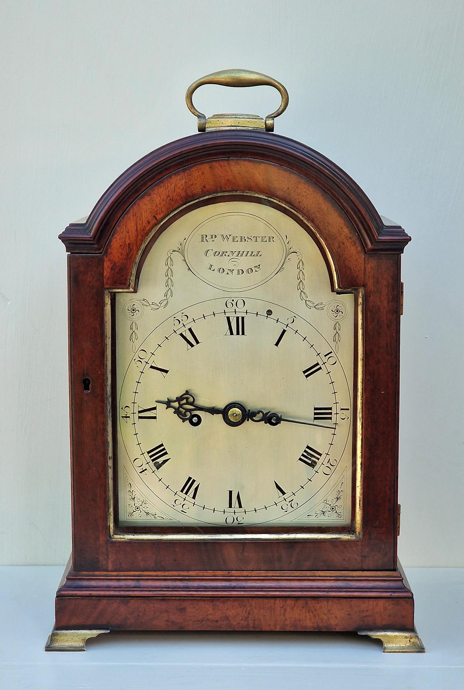 Richard Webster, Cornhill London Georgian Bracket Clock (1 of 7) Richard Webster, Cornhill London Georgian Bracket Clock (1 of 7)