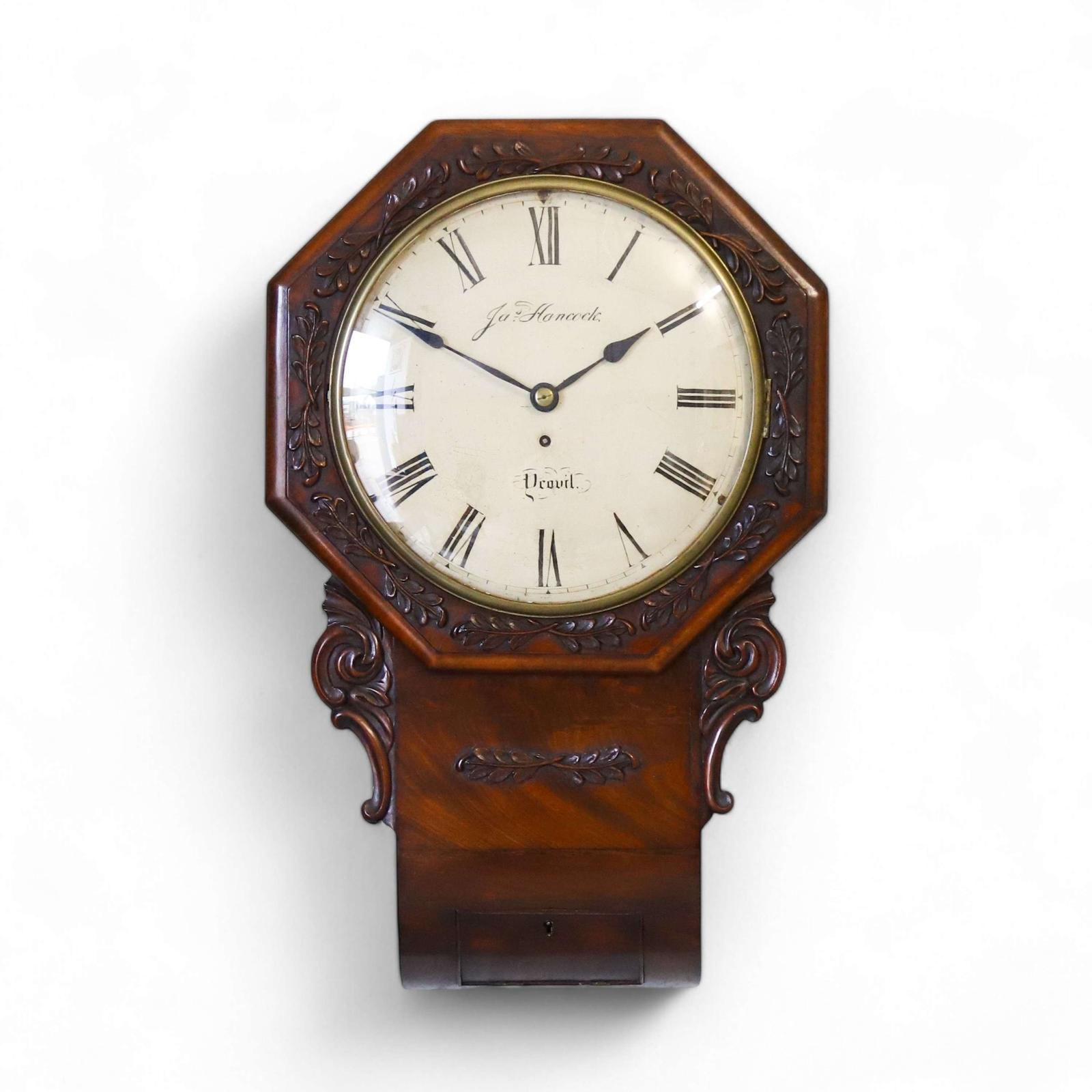 19th Century circa 1850 Mahogany Farmhouse Deep Dial Clock (1 of 10) 19th Century circa 1850 Mahogany Farmhouse Deep Dial Clock (1 of 10)