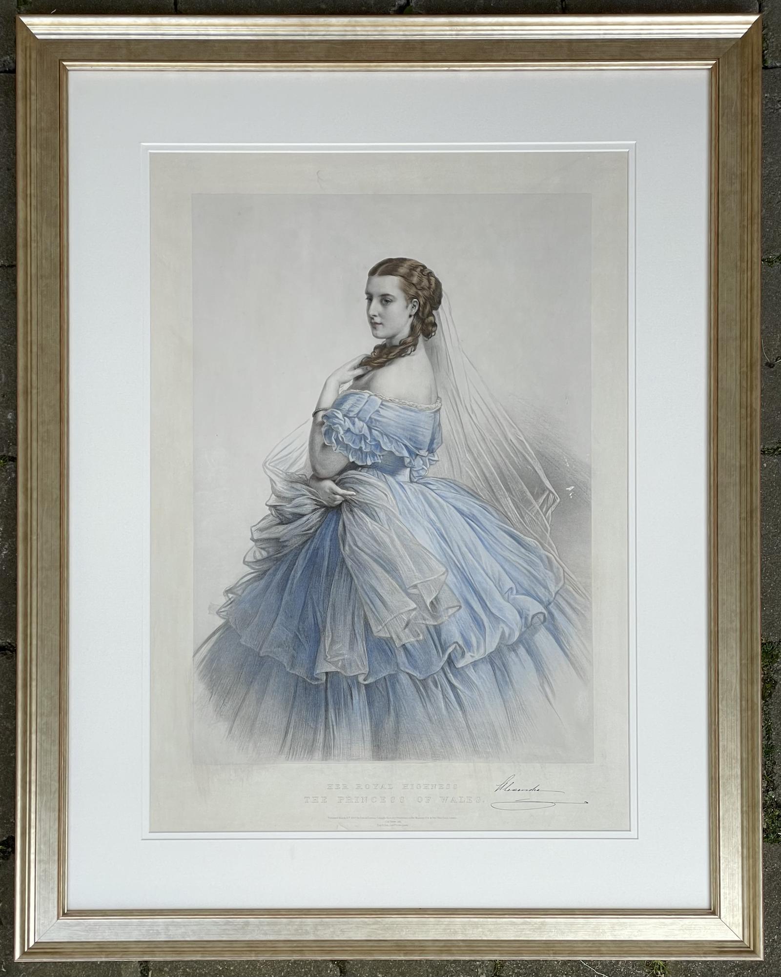 19th Century Lithograph of Queen Alexandra 1863 (1 of 5)