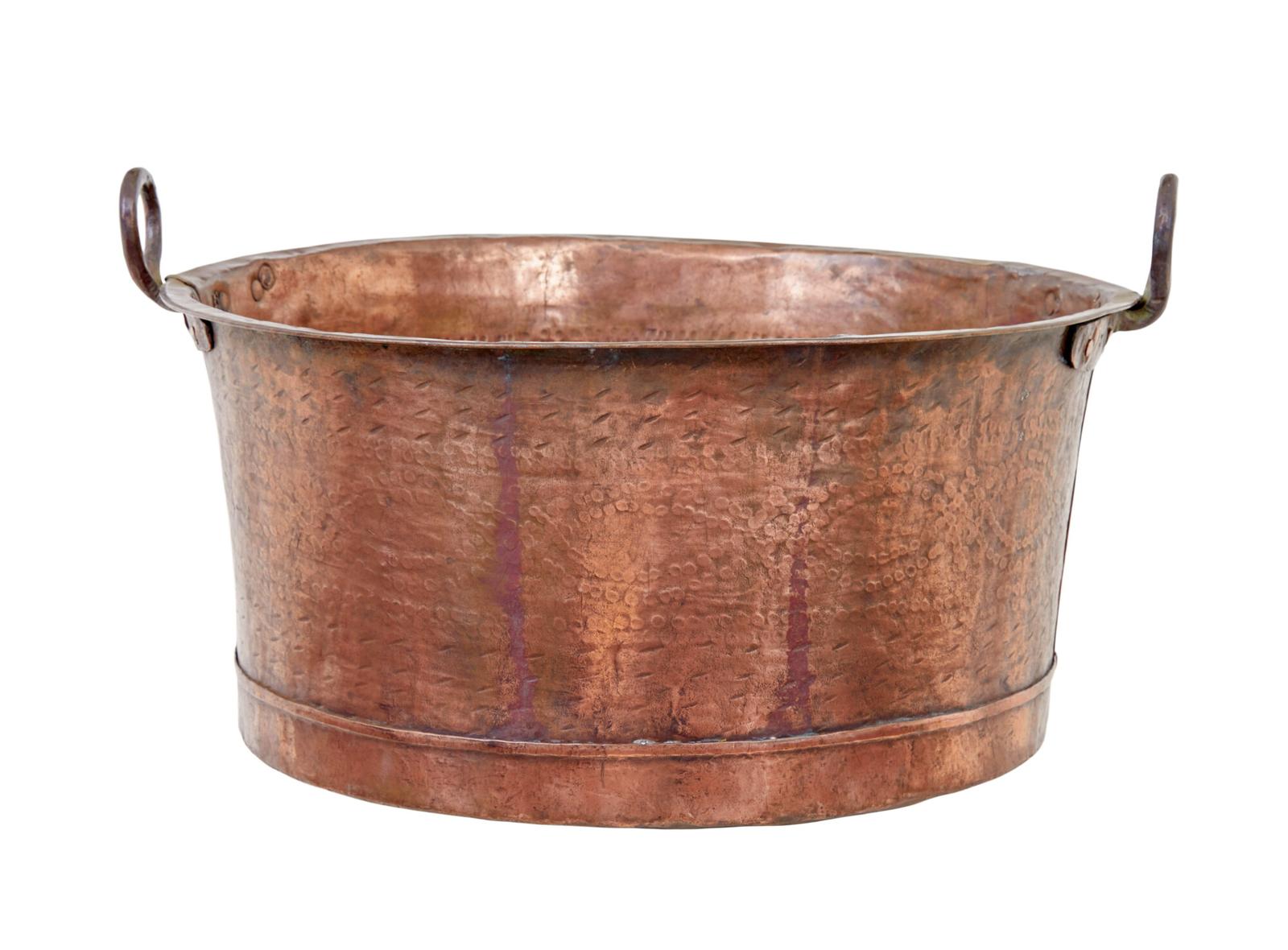 Victorian 19th Century Large Copper Cooking Pot (1 of 6) Victorian 19th Century Large Copper Cooking Pot (1 of 6)